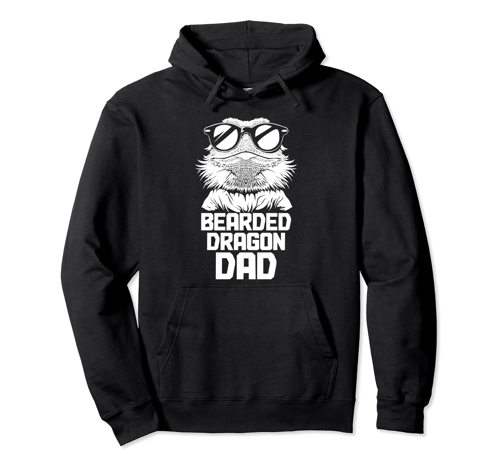 Bearded Dragon Dad Funny Reptile Hoodie - Custom Art Print for Adults - T-Shirt, Sweatshirt, Hoodie