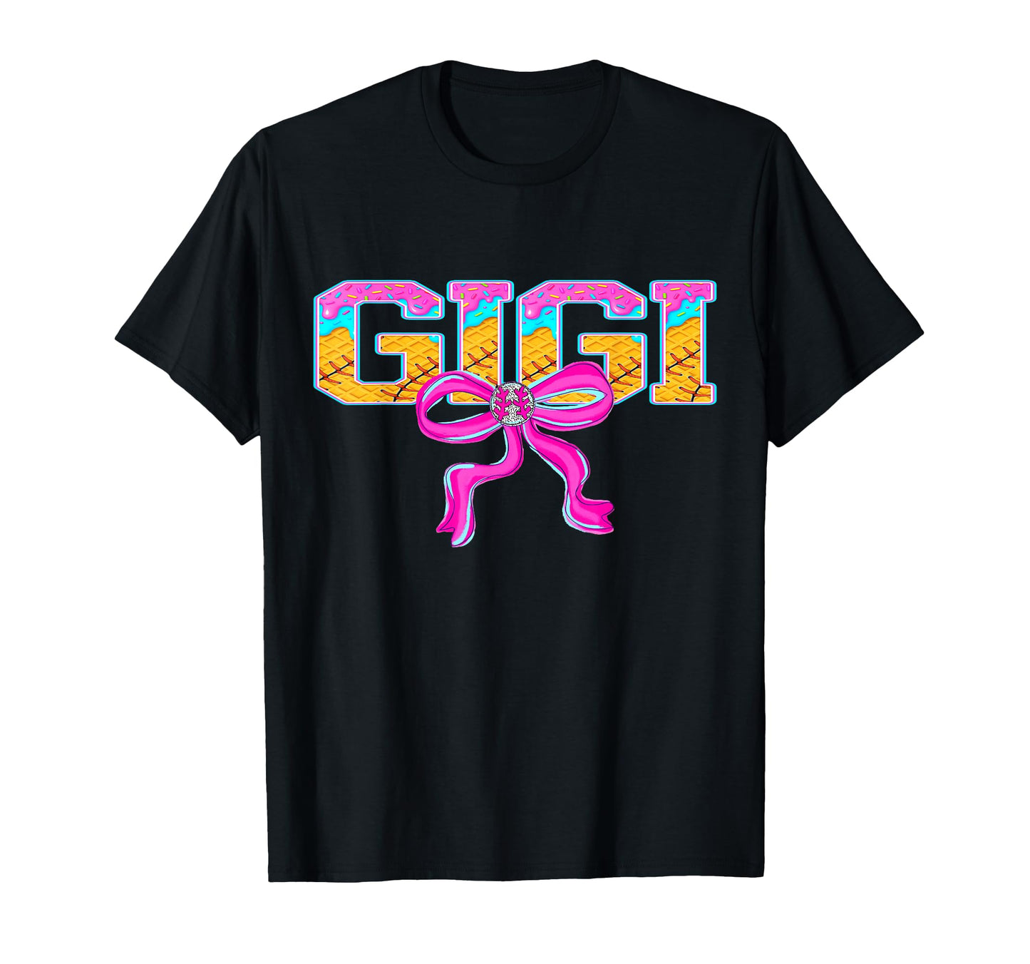 Baseball Gigi Ice Cream Drip Game T-Shirt - Casual Everyday Wear Unisex - T-Shirt, Sweatshirt, Hoodie