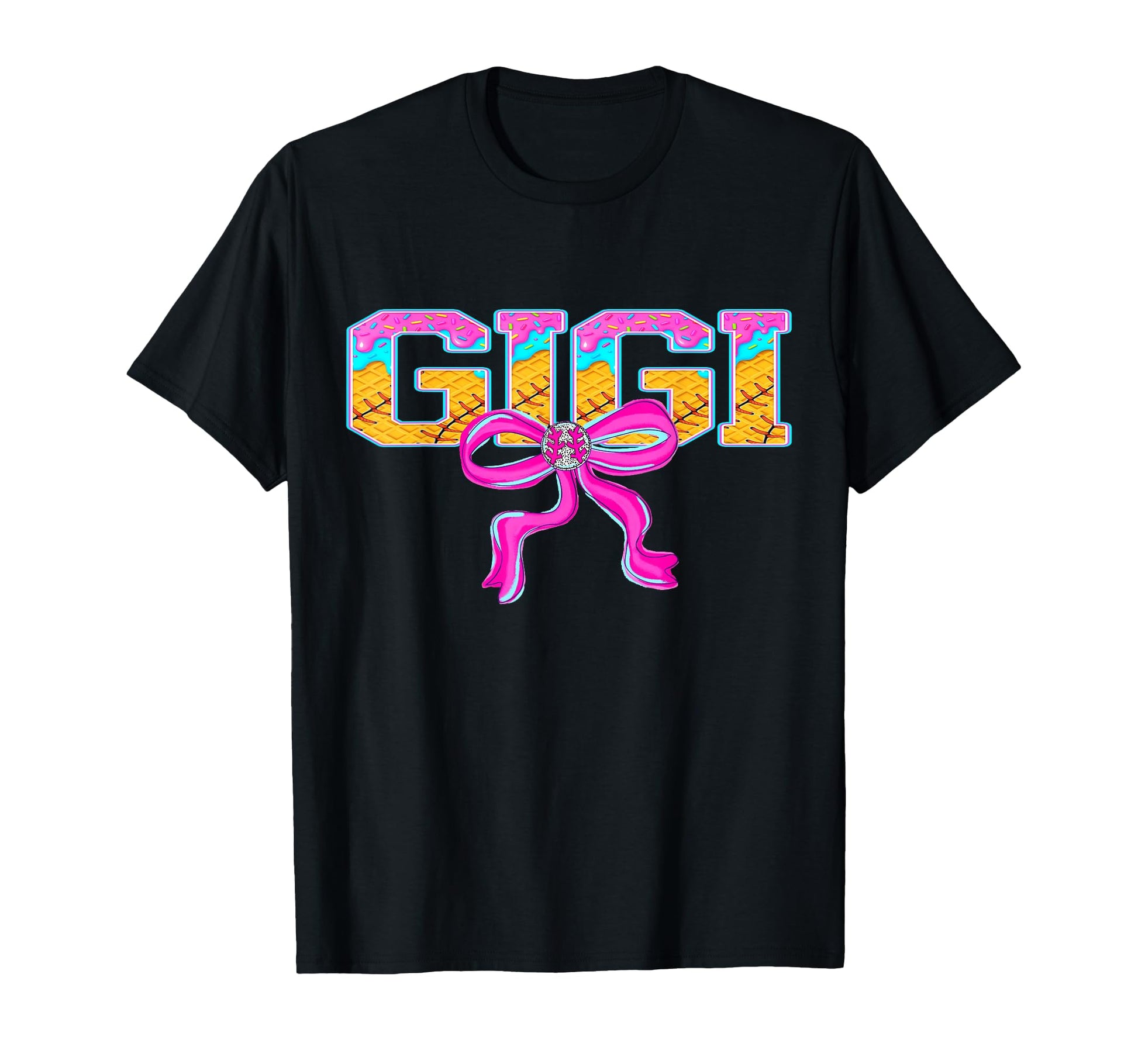 Baseball Gigi Ice Cream Drip Game T-Shirt - Casual Everyday Wear Unisex - T-Shirt, Sweatshirt, Hoodie