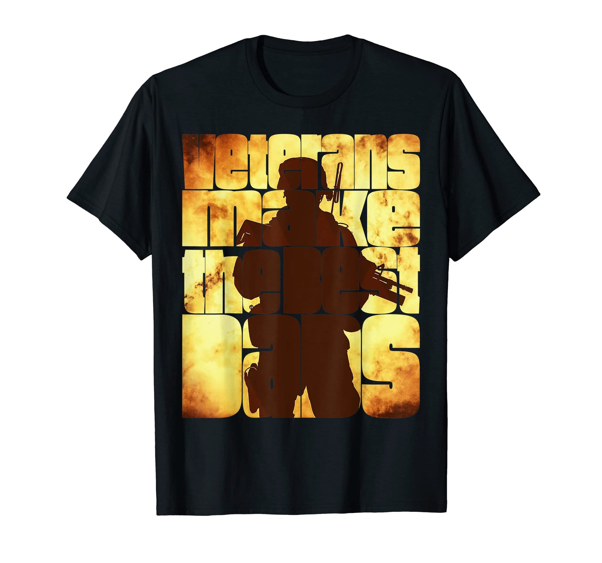 Veterans Make Best Dads T-Shirt - Minimalist Print Men Women - T-Shirt, Sweatshirt, Hoodie