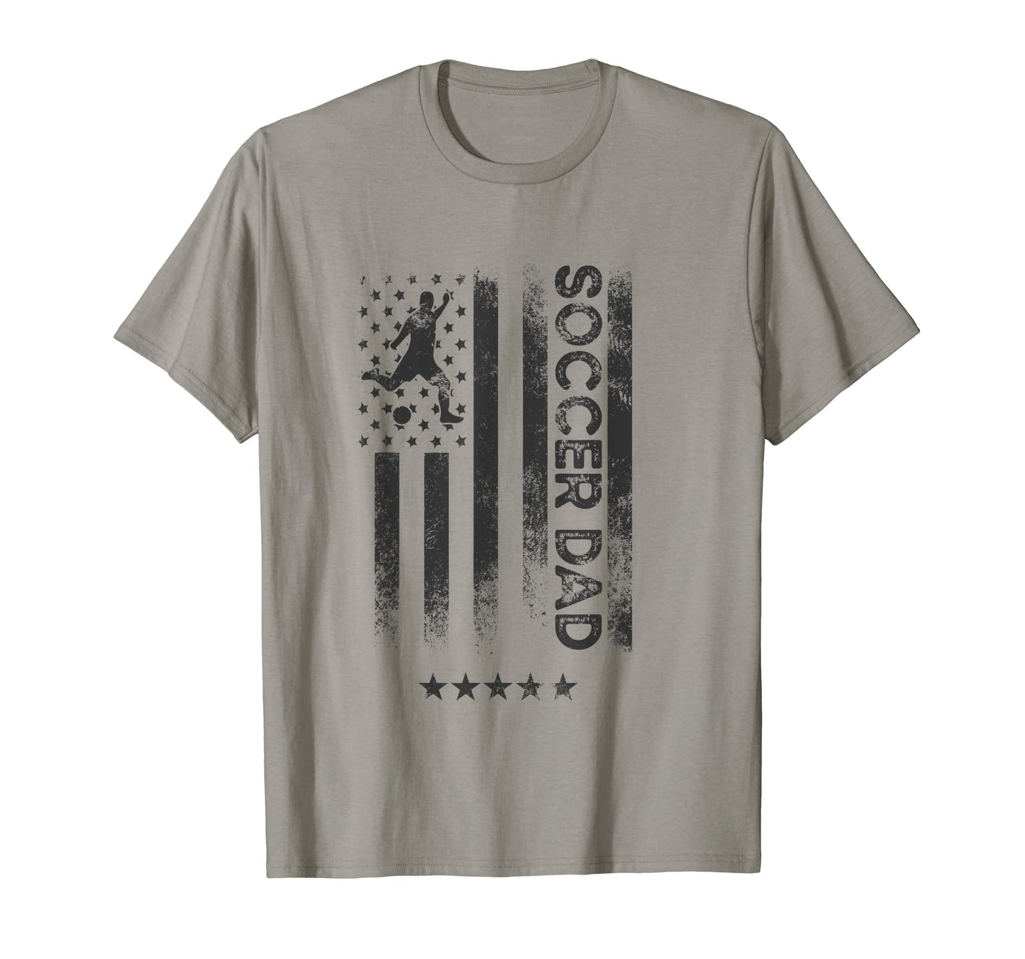 Usa American Flag Soccer Dad T-Shirt - Trendy Graphic for Adults - T-Shirt, Sweatshirt, Hoodie