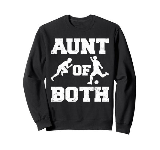 Aunt Both Track And Field And Sweatshirt - Minimalist Print Men Women - T-Shirt, Sweatshirt, Hoodie