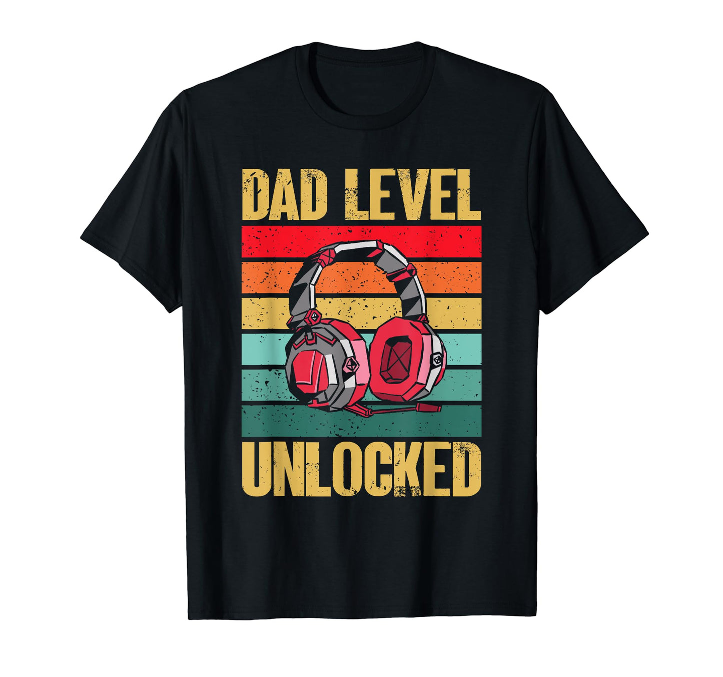 Dad Level Unlocked Funny Gamer Dad Fathers T-Shirt - Trendy Graphic Unisex - T-Shirt, Sweatshirt, Hoodie