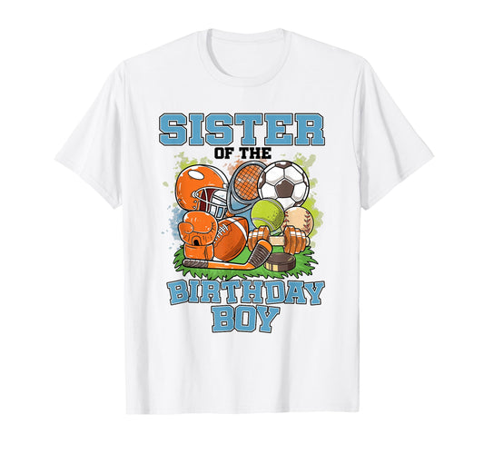 All Star Sister Birthday Basketball T-Shirt - Minimalist Print Unisex - T-Shirt, Sweatshirt, Hoodie