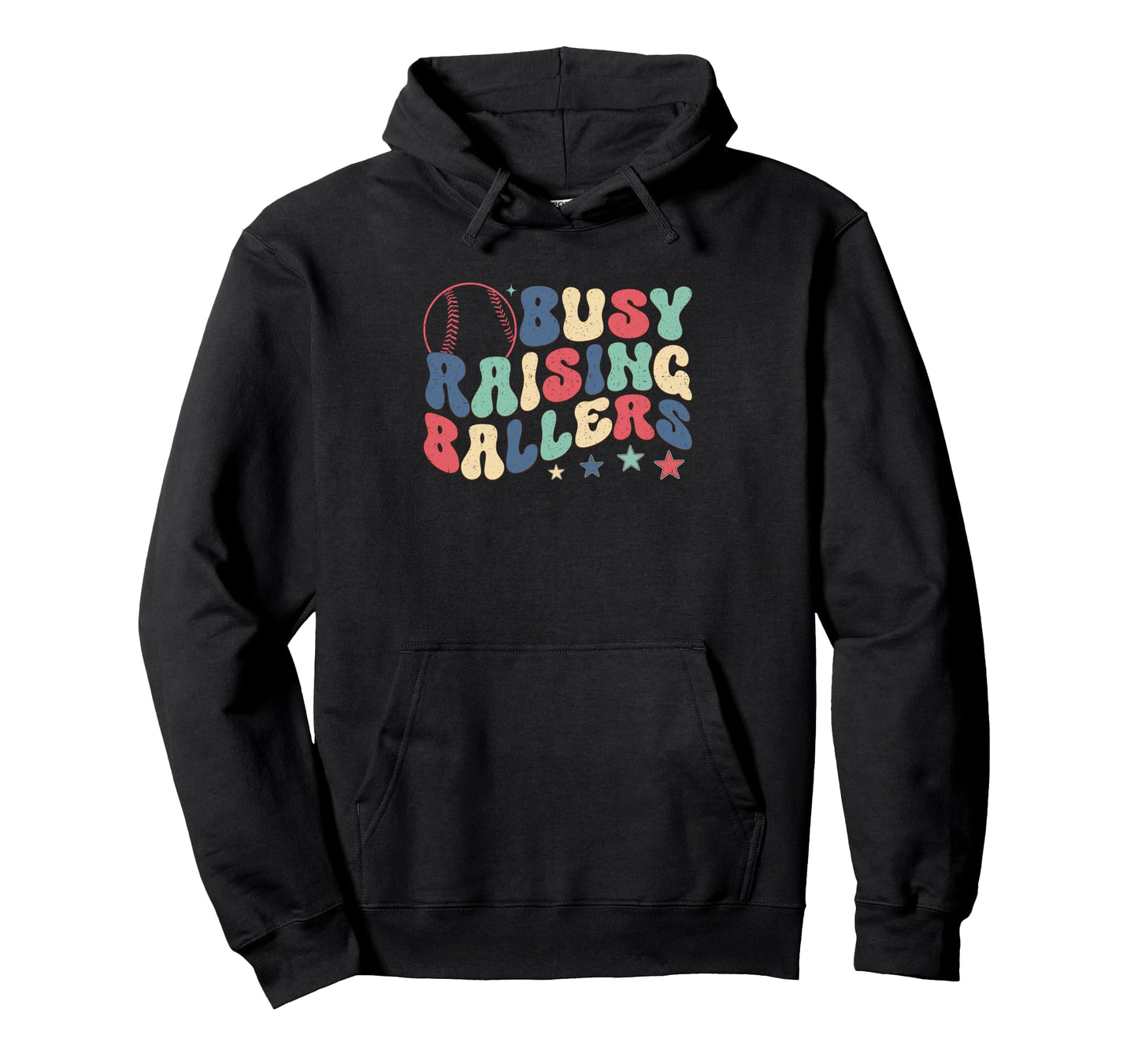 Busy Raising Ballers Fun Sports Parent Hoodie - Custom Art Print Men Women - T-Shirt, Sweatshirt, Hoodie