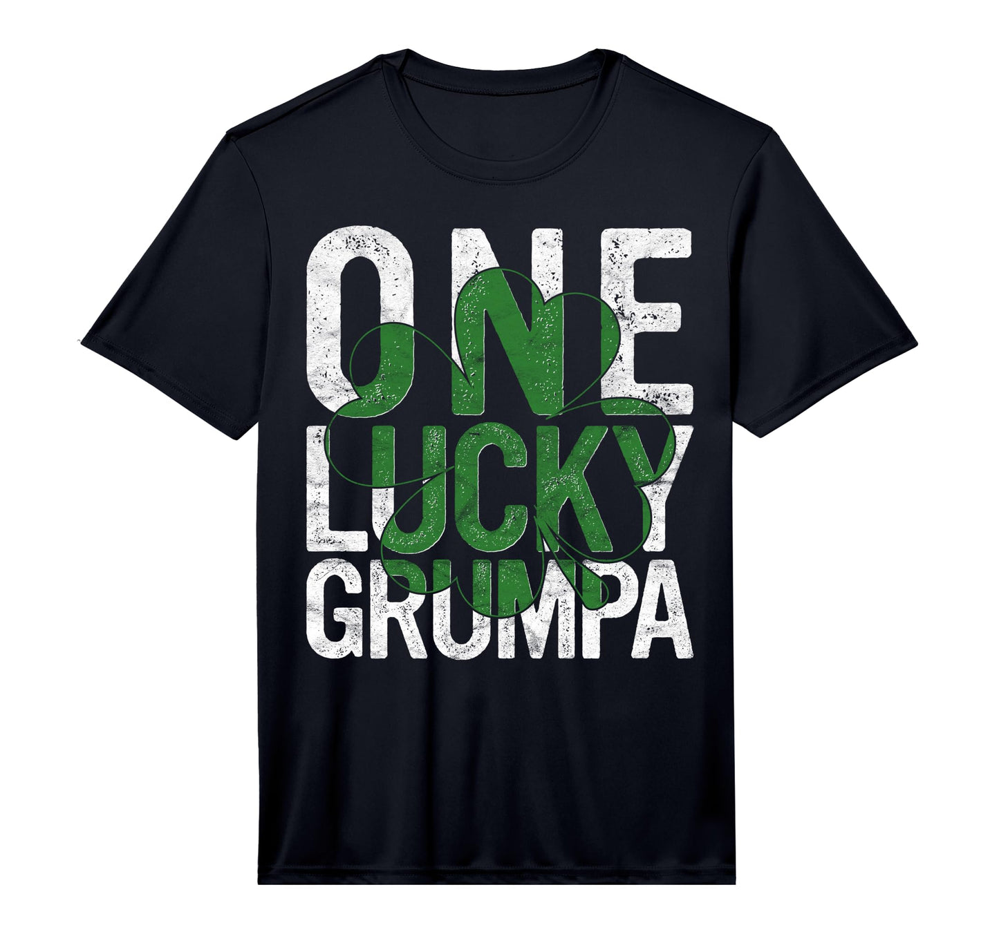 One Lucky Grumpa Gift Irish Grandfather St T-Shirt - Trendy Graphic Unisex - T-Shirt, Sweatshirt, Hoodie