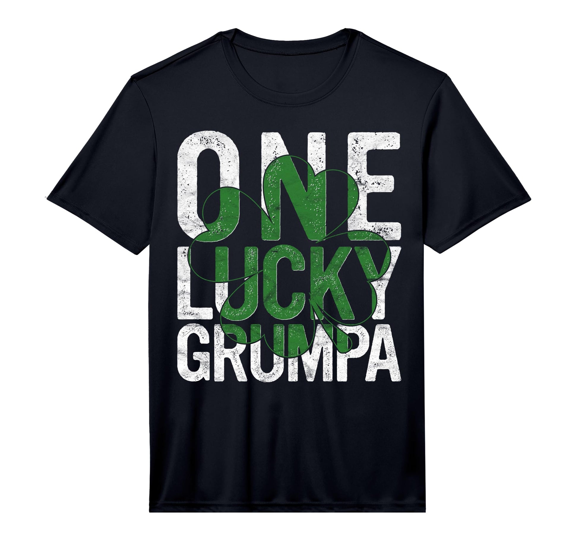 One Lucky Grumpa Gift Irish Grandfather St T-Shirt - Trendy Graphic Unisex - T-Shirt, Sweatshirt, Hoodie