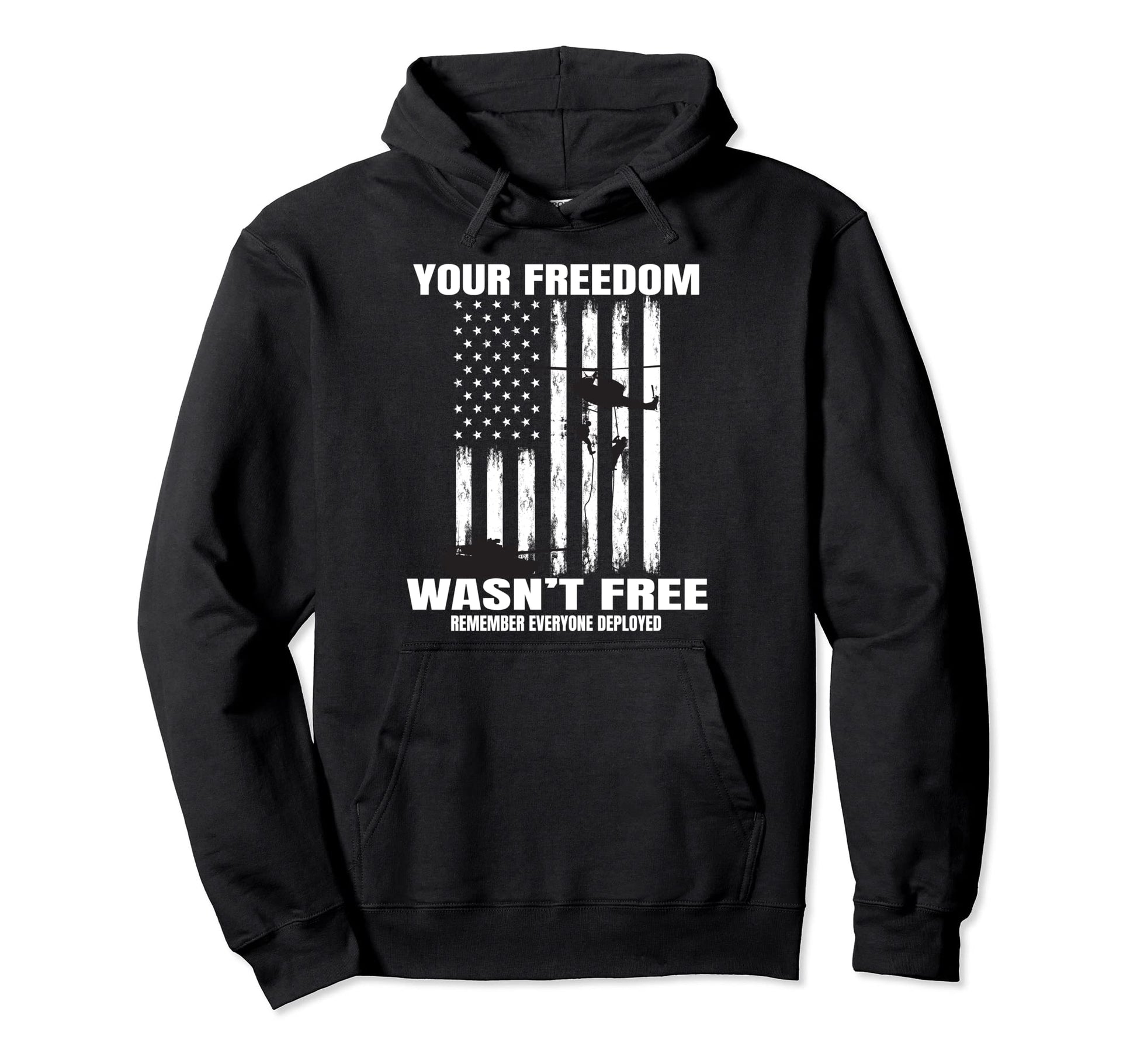 Veterans Day Gifts Dad Military Red Hoodie - Custom Art Print for Adults - T-Shirt, Sweatshirt, Hoodie
