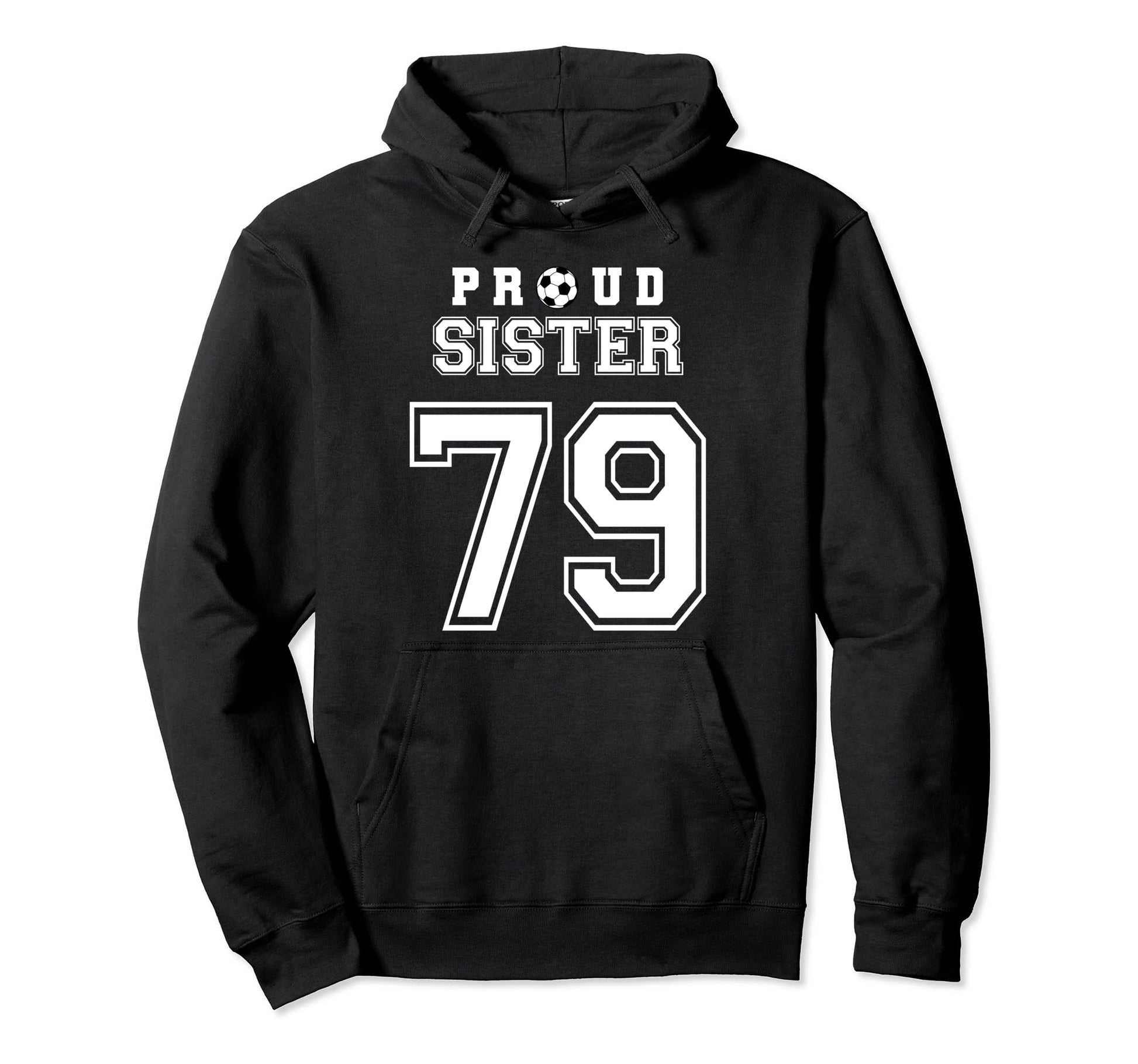 Number 79 Custom Proud Soccer Futbol Hoodie - Aesthetic Graphic for Adults - T-Shirt, Sweatshirt, Hoodie