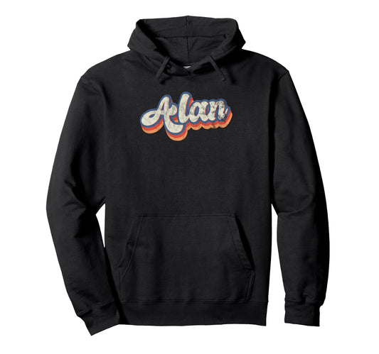 Alan Personalized Name Custom Lettering Hoodie - Custom Art Print Unisex - T-Shirt, Sweatshirt, Hoodie