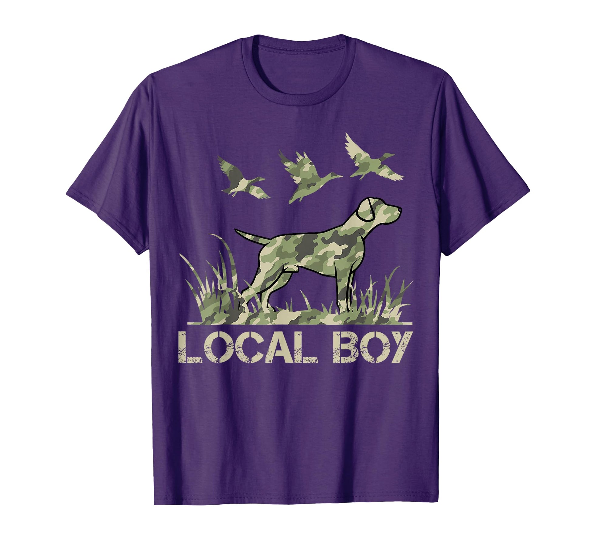 Southern Camouflage Hunting Dog Camo T-Shirt - Novelty Apparel for Adults - T-Shirt, Sweatshirt, Hoodie