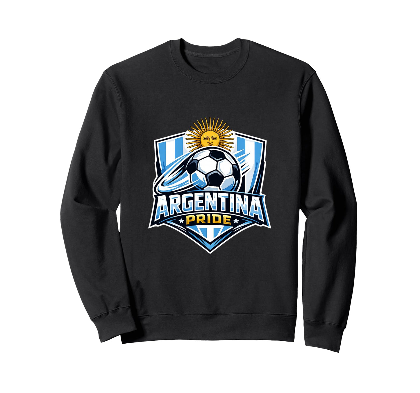 Argentina Pride Soccer Fan Minimal Sweatshirt - Streetwear Style for Adults - T-Shirt, Sweatshirt, Hoodie