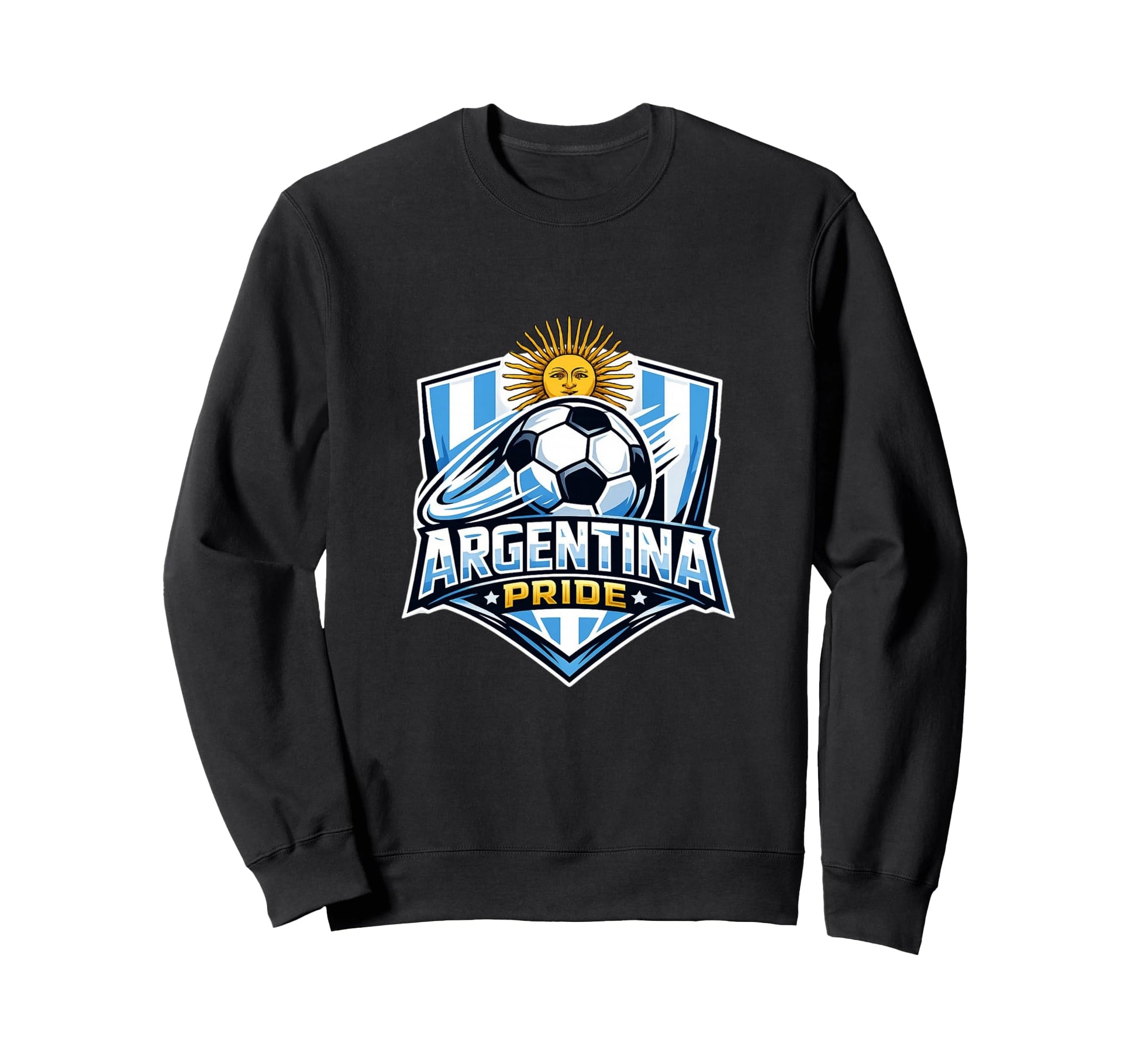Argentina Pride Soccer Fan Minimal Sweatshirt - Streetwear Style for Adults - T-Shirt, Sweatshirt, Hoodie