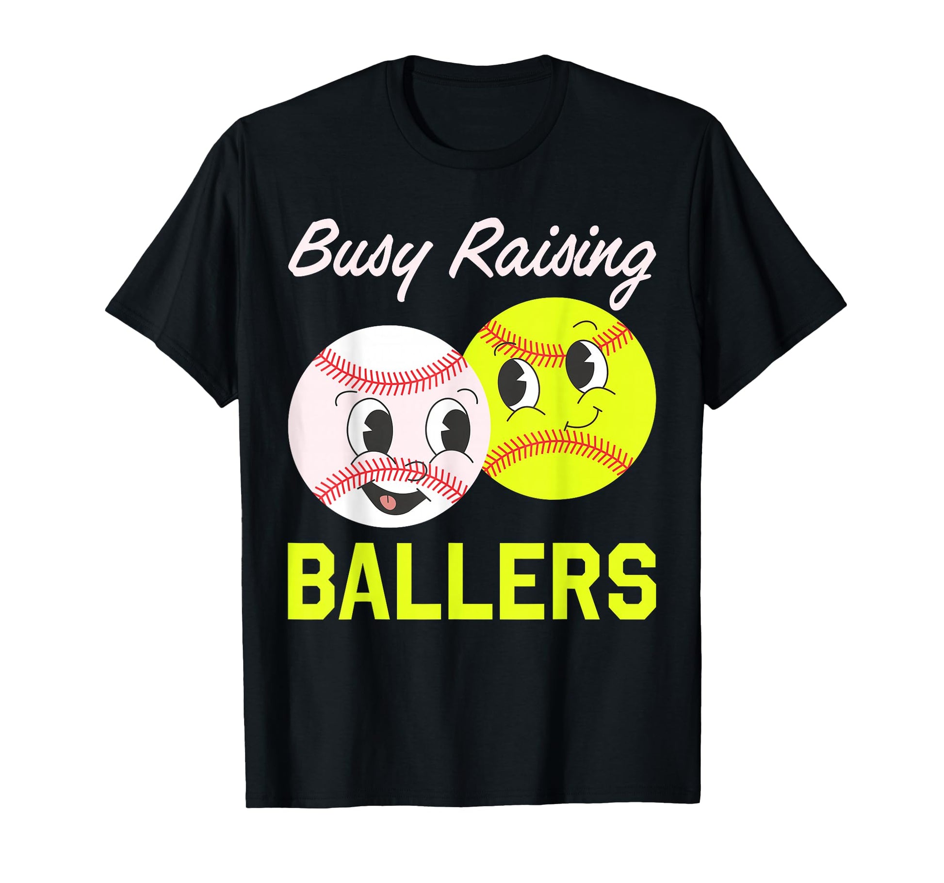 Busy Raising Ballers Baseball T-Shirt - Streetwear Style for Adults - T-Shirt, Sweatshirt, Hoodie