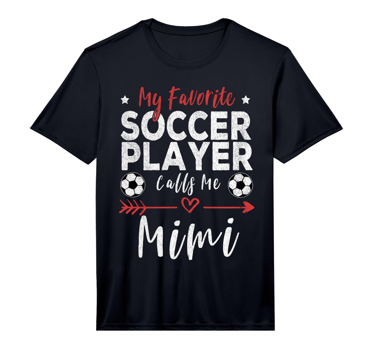 My Favorite Soccer Player Calls Me Mimi T-Shirt - Custom Art Print Unisex - T-Shirt, Sweatshirt, Hoodie