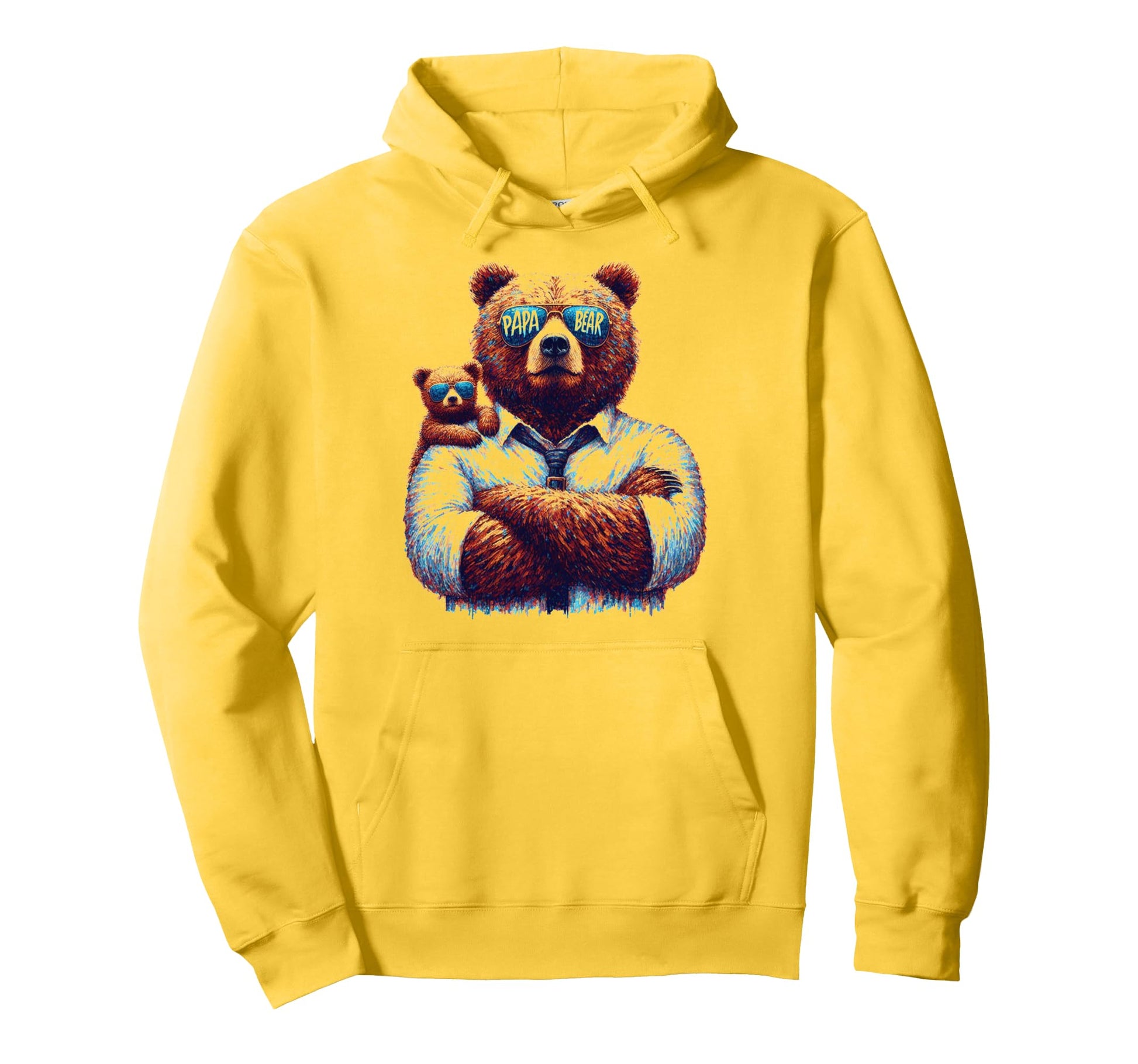 Papa Bear Funny Bears Animal Lover Hoodie - Aesthetic Graphic Men Women - T-Shirt, Sweatshirt, Hoodie