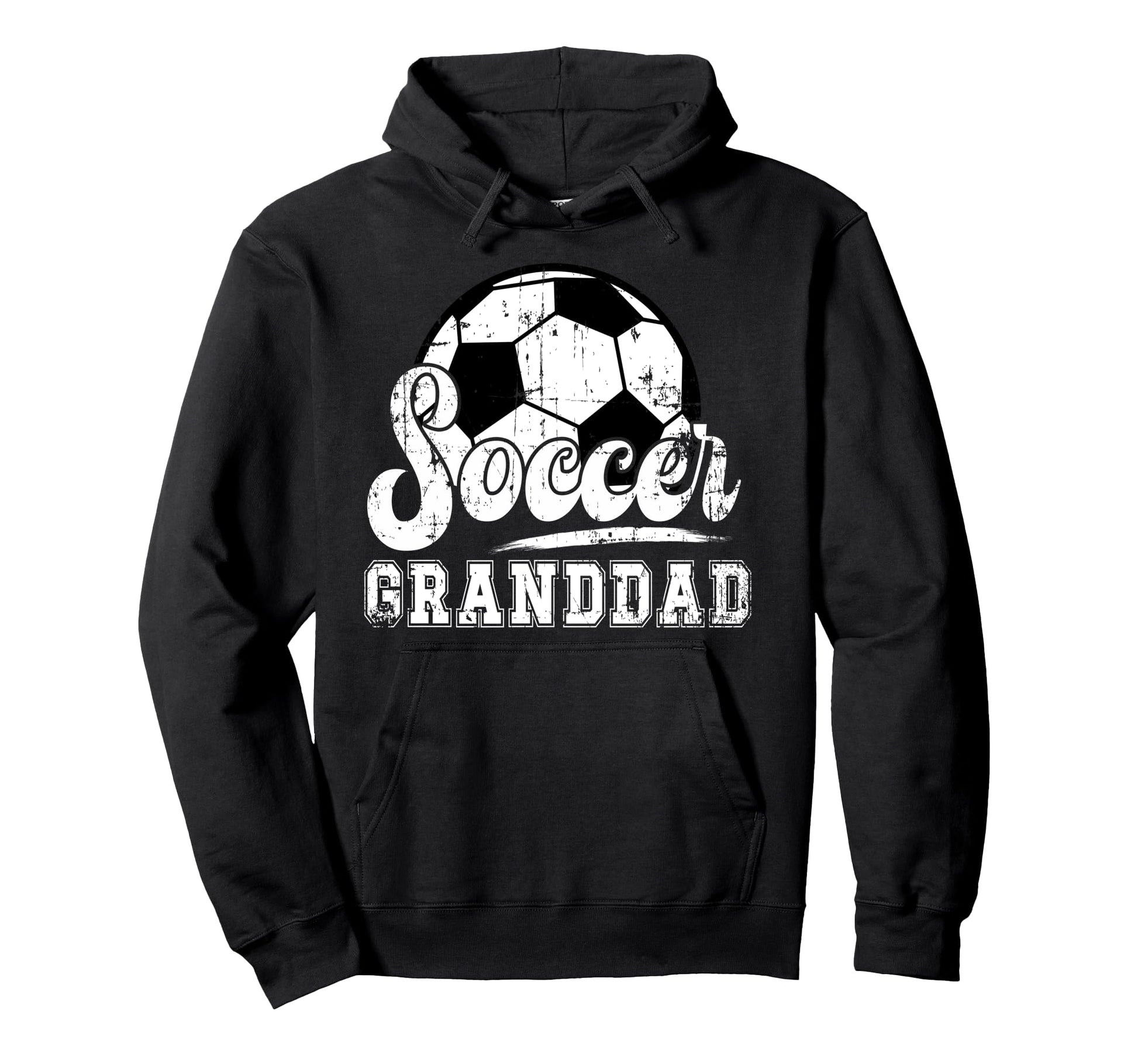 Soccer Granddad Grandpa Granddad Soccer Hoodie - Unique Graphic Men Women - T-Shirt, Sweatshirt, Hoodie