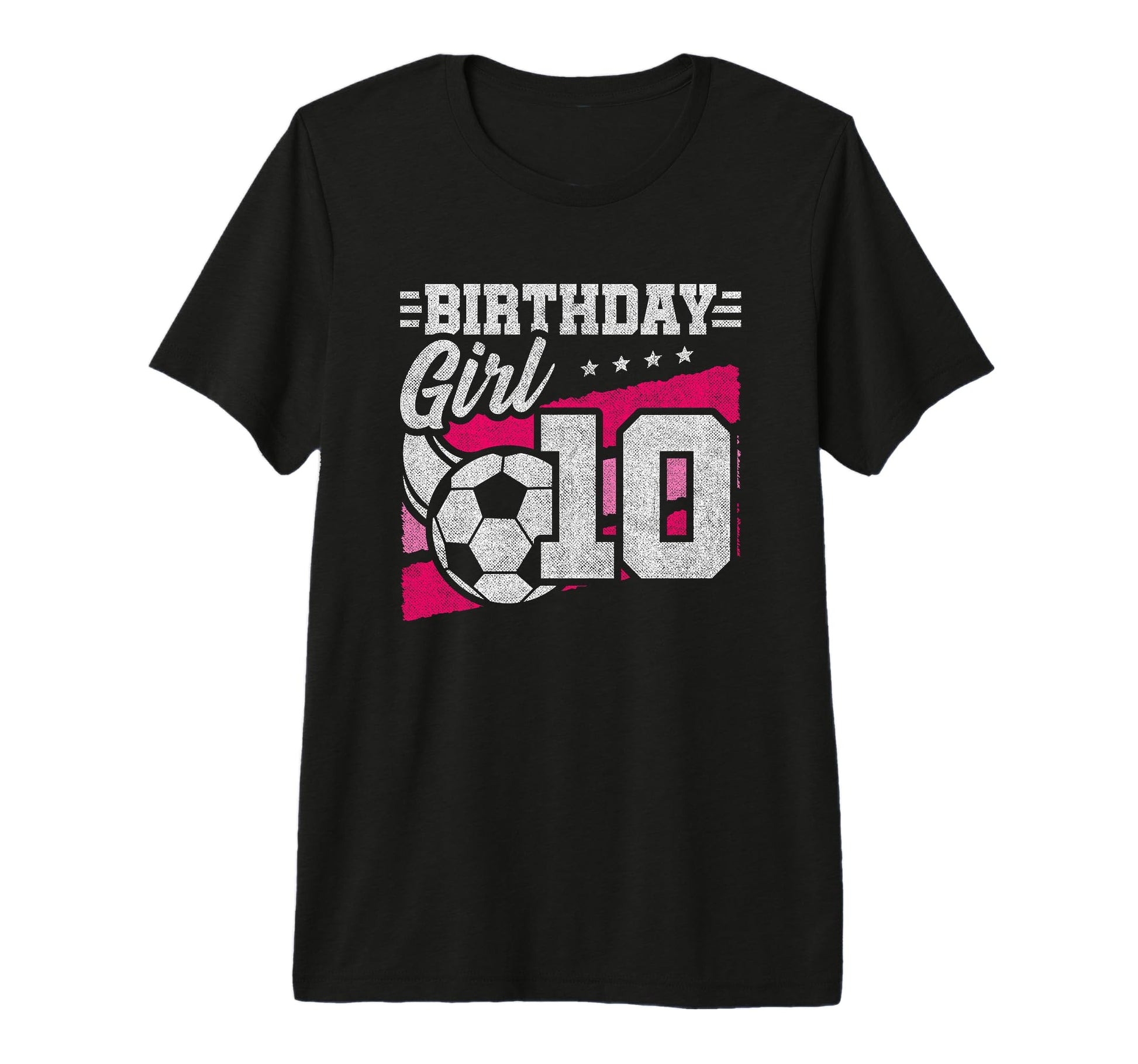 10 Year Old Soccer Birthday 10Th T-Shirt - Custom Art Print Men Women - T-Shirt, Sweatshirt, Hoodie
