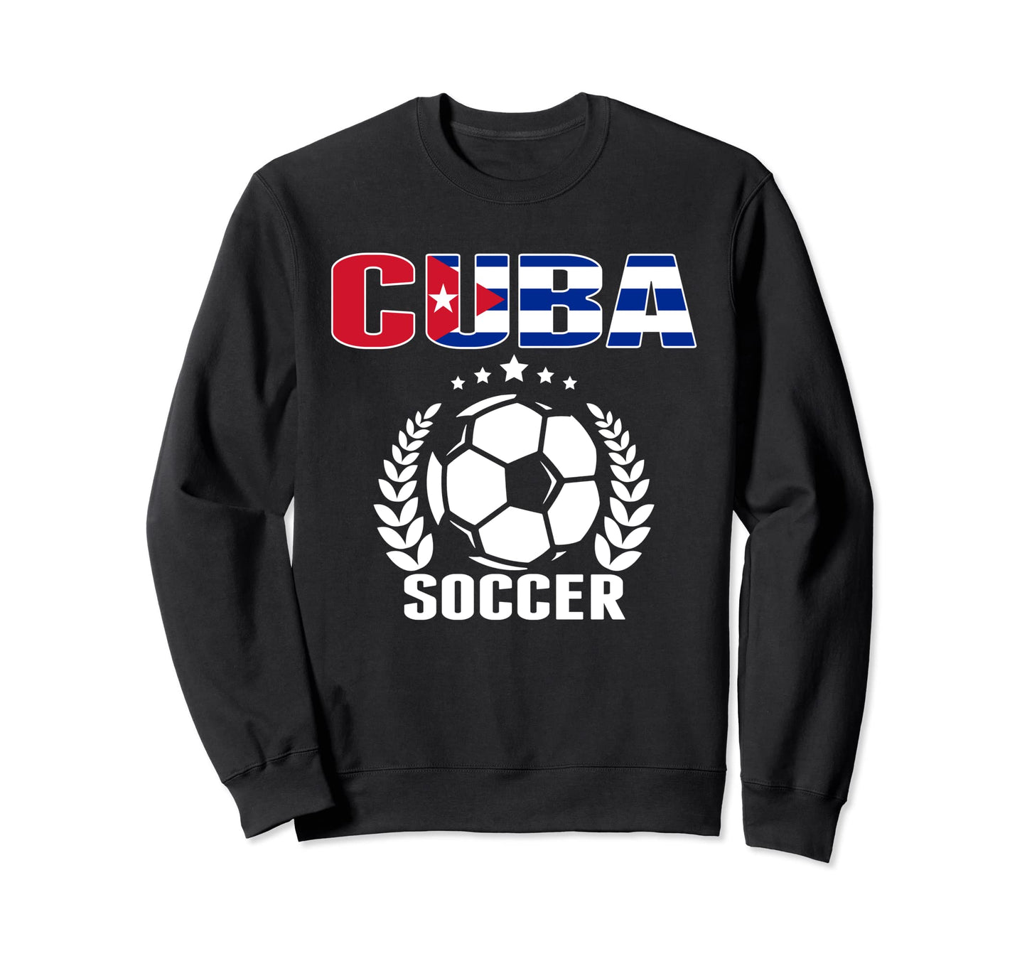 Cuba Soccer Fans Jersey Proud Cuban Sweatshirt - Graphic Print for Adults - T-Shirt, Sweatshirt, Hoodie