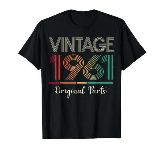 63Rd Birthday 1961 Year Birthday 1961 T-Shirt - Trendy Graphic Unisex - T-Shirt, Sweatshirt, Hoodie