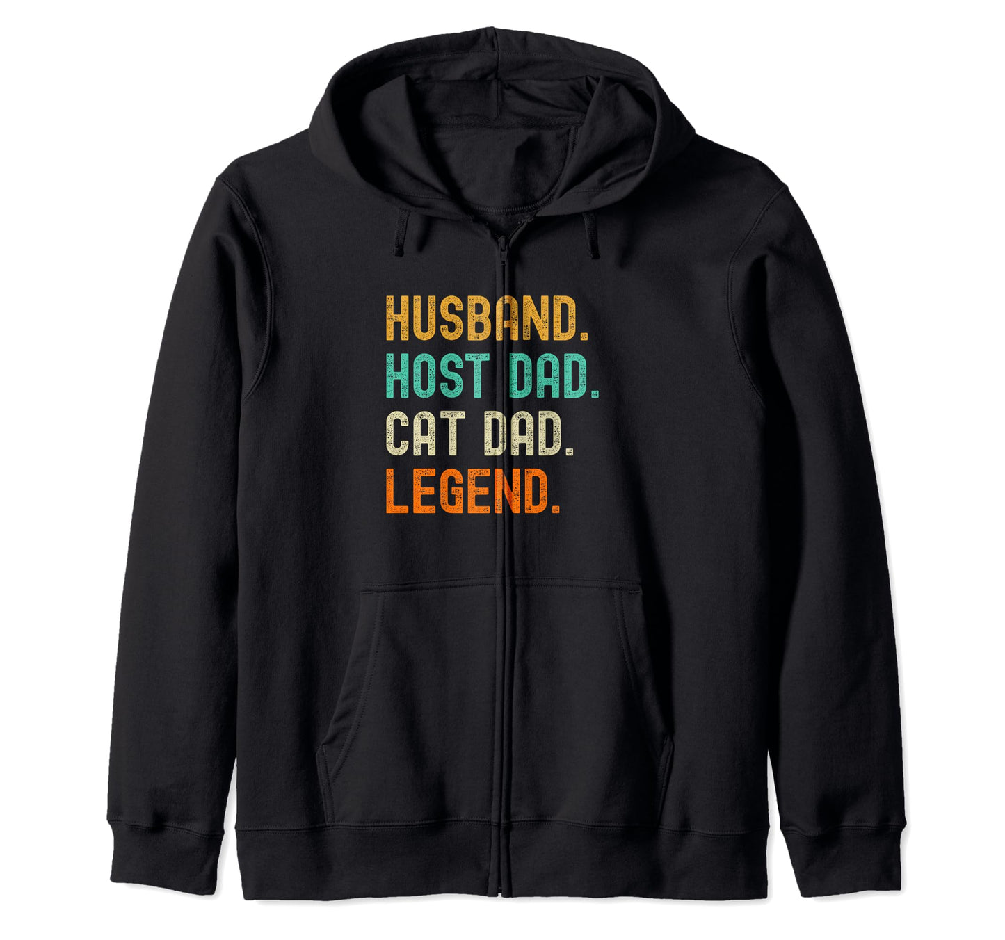 Host Dad Cat Legend T-Shirt - Graphic Print for Adults - T-Shirt, Sweatshirt, Hoodie