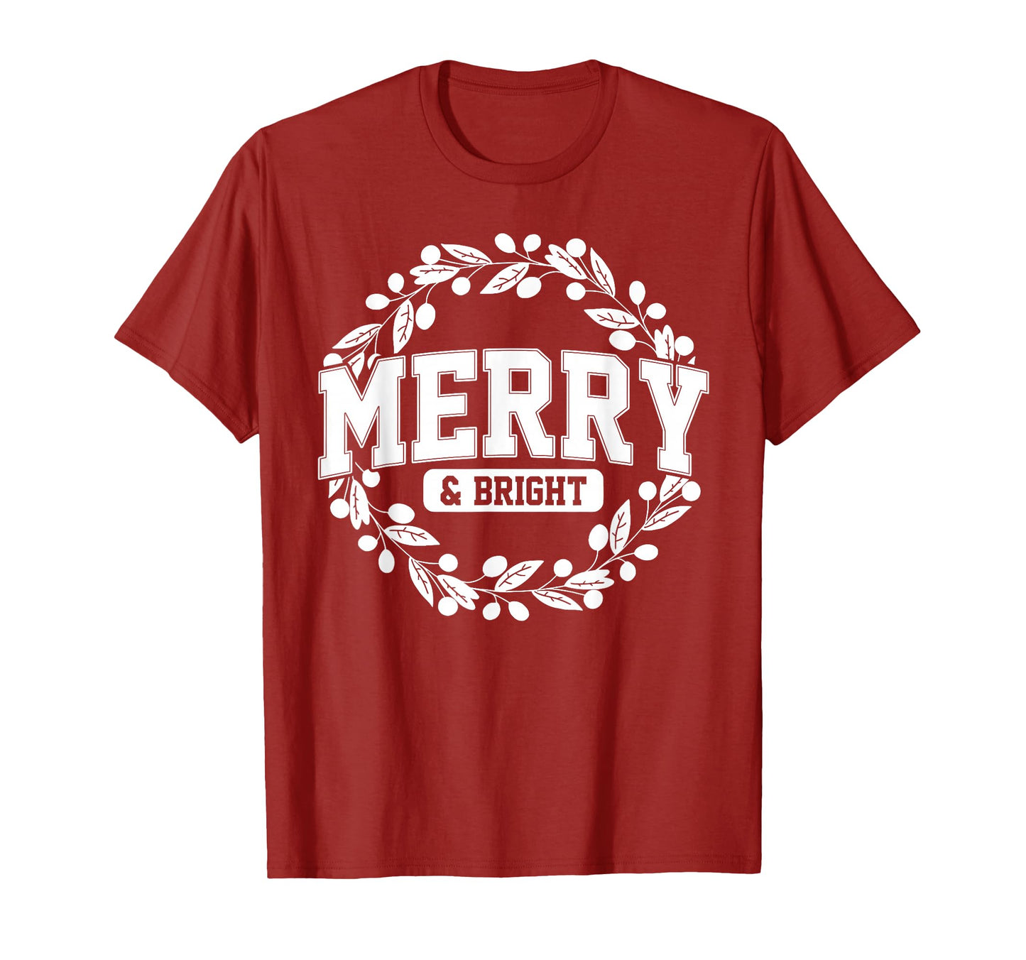 Merry And Bright Moody And Uptight T-Shirt - Aesthetic Graphic for Adults - T-Shirt, Sweatshirt, Hoodie