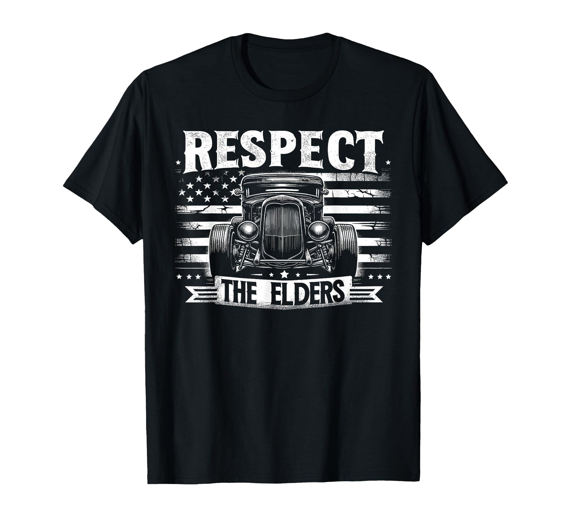 Hot Rod Grandpa Respect Elders T-Shirt - Unique Graphic Men Women - T-Shirt, Sweatshirt, Hoodie