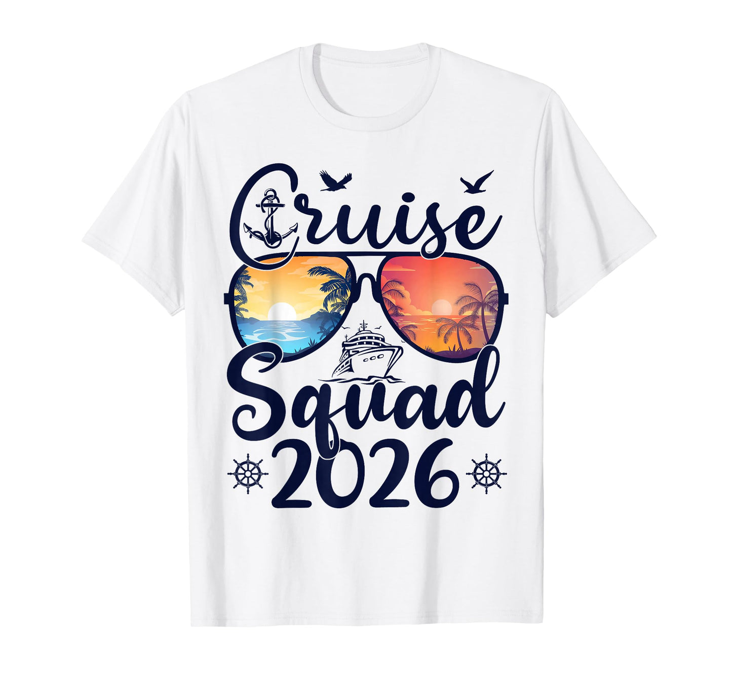 Cruise Squad 2026 Summer Vacation T-Shirt - Casual Everyday Wear Unisex - T-Shirt, Sweatshirt, Hoodie