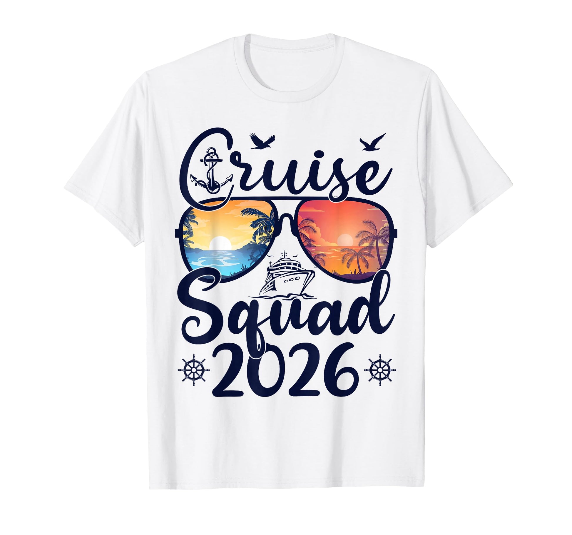 Cruise Squad 2026 Summer Vacation T-Shirt - Casual Everyday Wear Unisex - T-Shirt, Sweatshirt, Hoodie