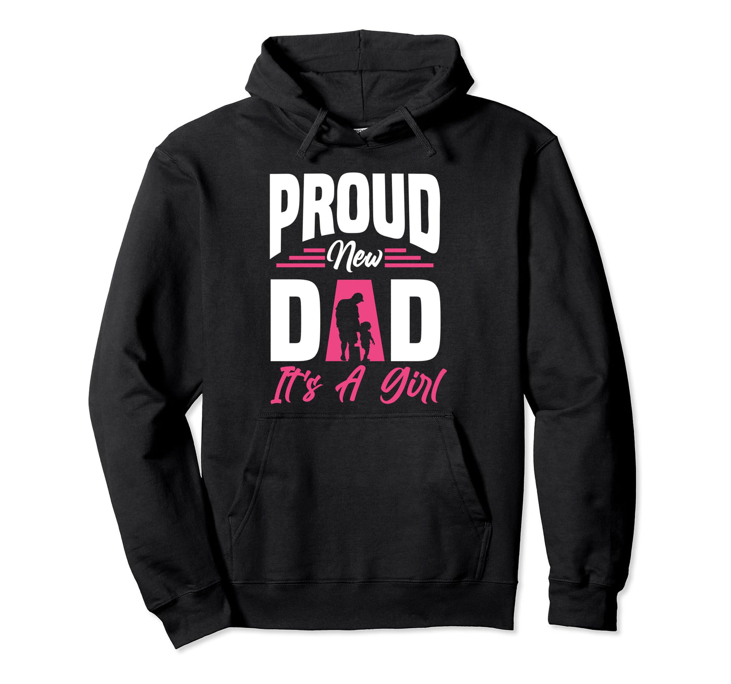 Proud New Dad Its Promoted To Daddy Hoodie - Novelty Apparel Men Women - T-Shirt, Sweatshirt, Hoodie