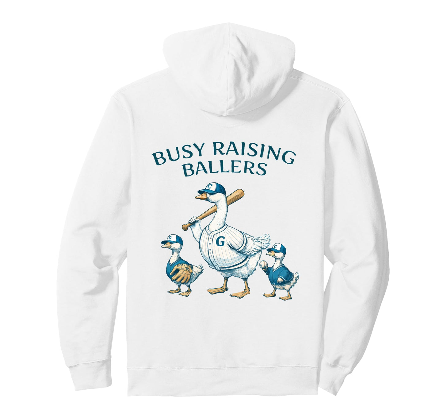 Busy Raising Baller Baseball Softball Mom Hoodie - Unique Graphic Unisex - T-Shirt, Sweatshirt, Hoodie