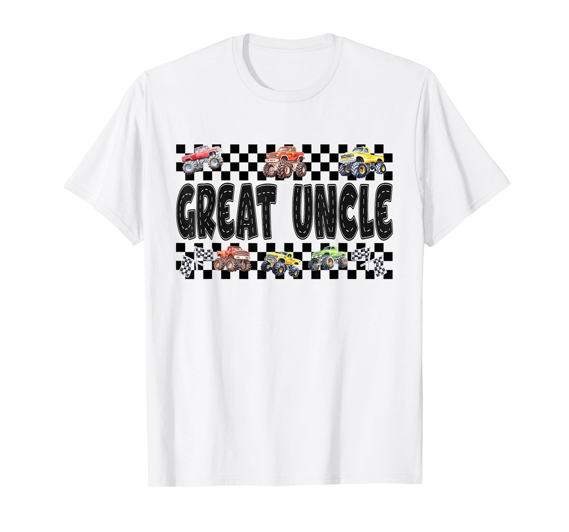 Great Uncle Monster Truck Family T-Shirt - Streetwear Style for Adults - T-Shirt, Sweatshirt, Hoodie