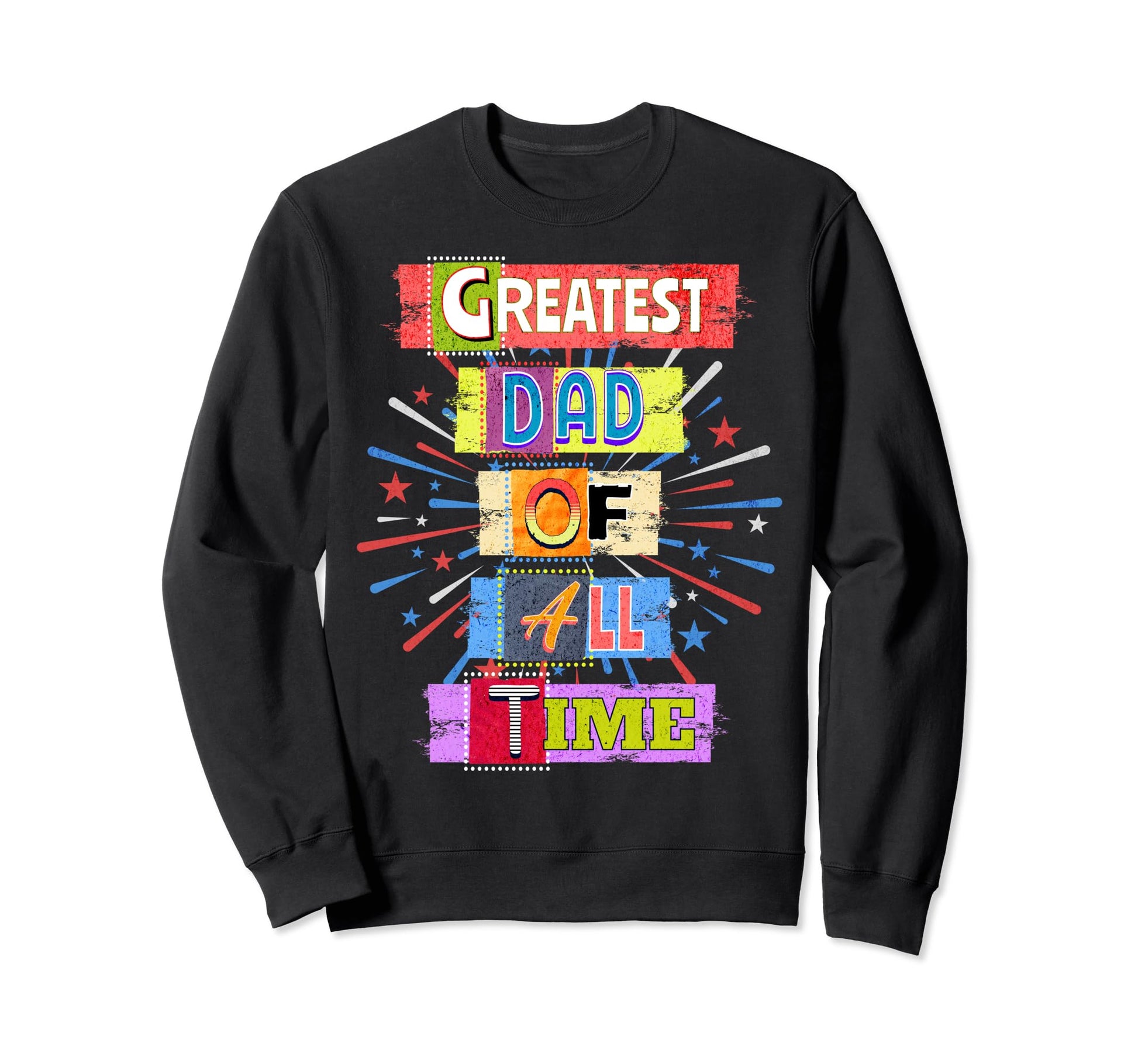 Greatest Dad All Time Goat Worlds Sweatshirt - Trendy Graphic Men Women - T-Shirt, Sweatshirt, Hoodie