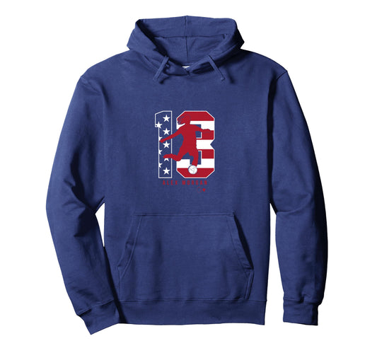 Alex Morgan 13 Uswnt Players Association Usa Hoodie - Graphic Print Unisex - T-Shirt, Sweatshirt, Hoodie