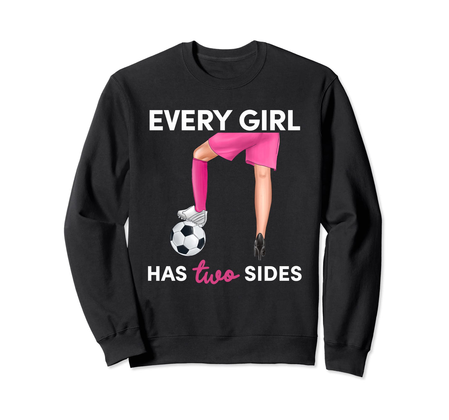 Every Has Two Sides Cleats High Sweatshirt - Custom Art Print Men Women - T-Shirt, Sweatshirt, Hoodie