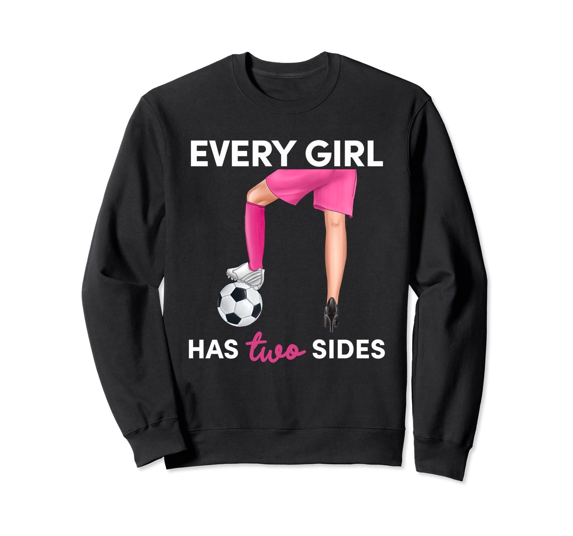 Every Has Two Sides Cleats High Sweatshirt - Custom Art Print Men Women - T-Shirt, Sweatshirt, Hoodie