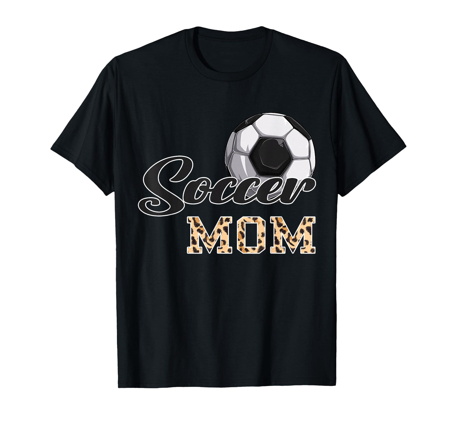 Soccer Leopard Soccer Mom Soccer Mom T-Shirt - Custom Art Print Men Women - T-Shirt, Sweatshirt, Hoodie