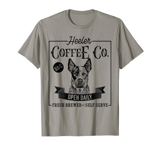 Australian Cattle Dog Mom Coffee Funny T-Shirt - Trendy Graphic for Adults - T-Shirt, Sweatshirt, Hoodie