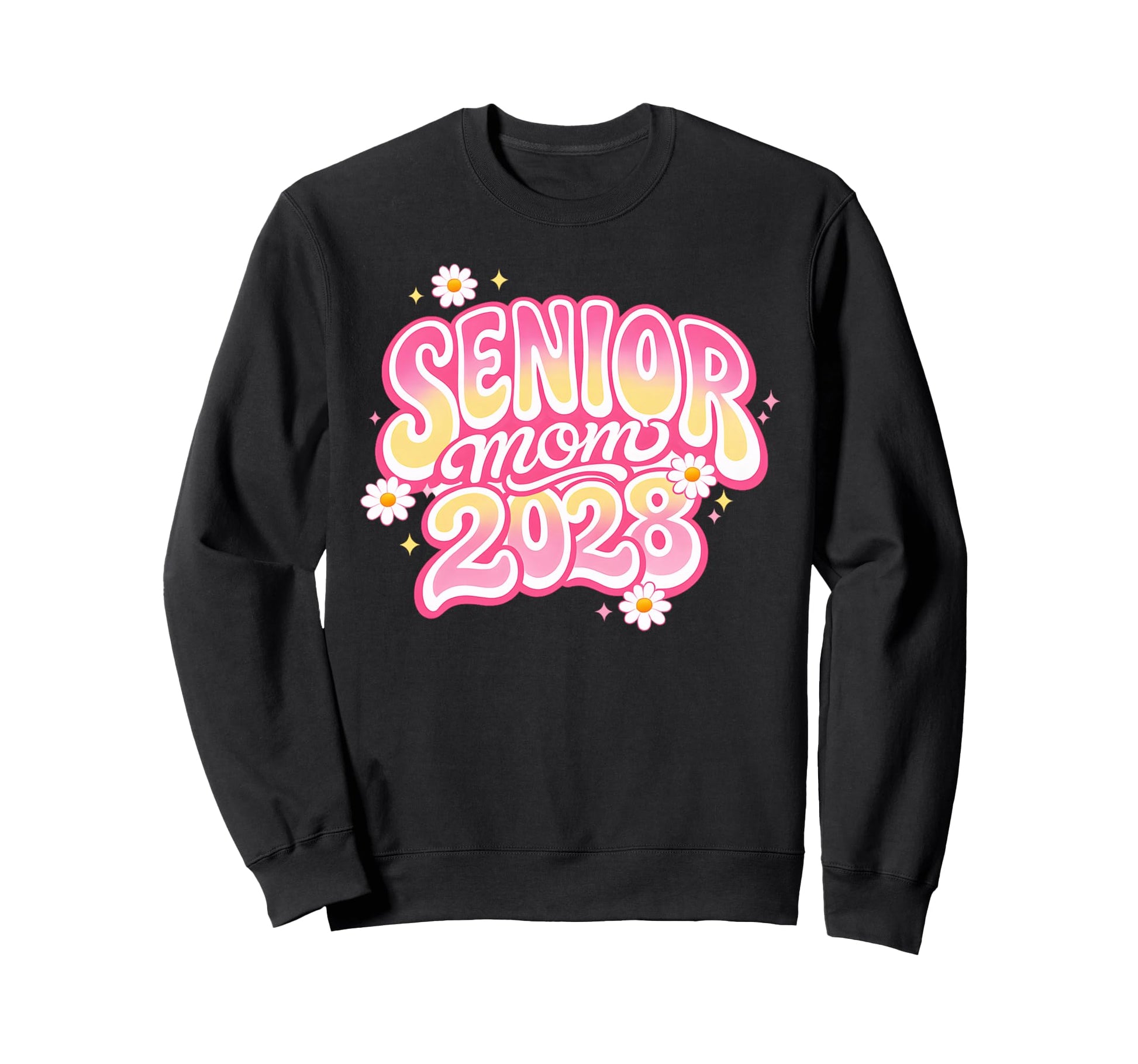 Senior Mom Graduation Class 2028 Sweatshirt - Aesthetic Graphic Men Women - T-Shirt, Sweatshirt, Hoodie