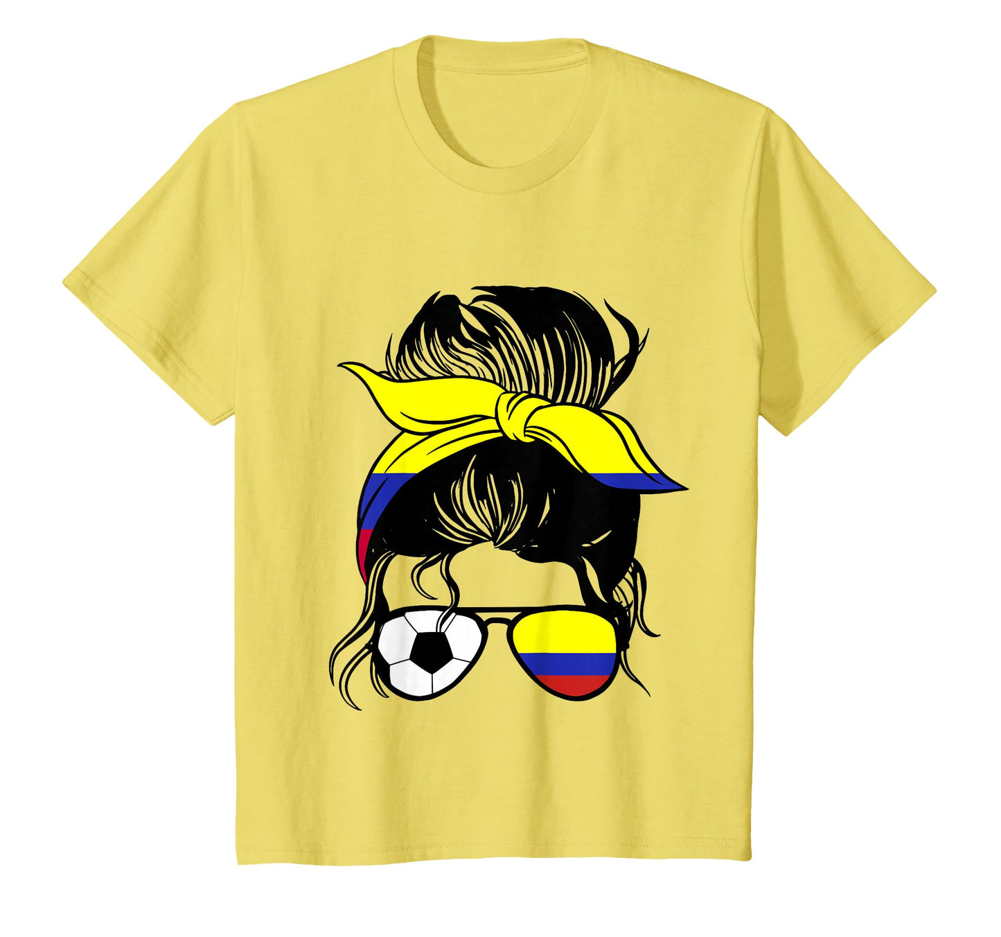 Colombian Soccer Mom Mothers Day T-Shirt - Graphic Print Men Women - T-Shirt, Sweatshirt, Hoodie
