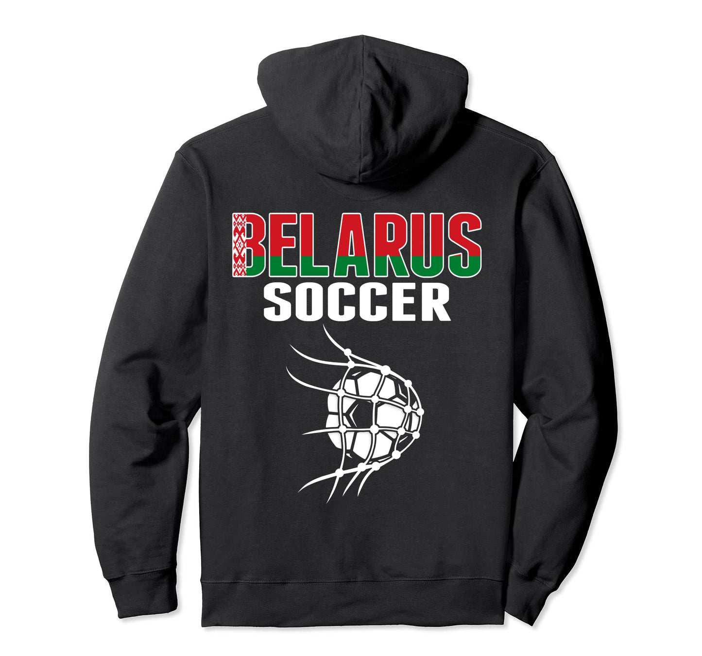 Belarus Soccer Ball Net Belarusian Hoodie - Custom Art Print Unisex - T-Shirt, Sweatshirt, Hoodie