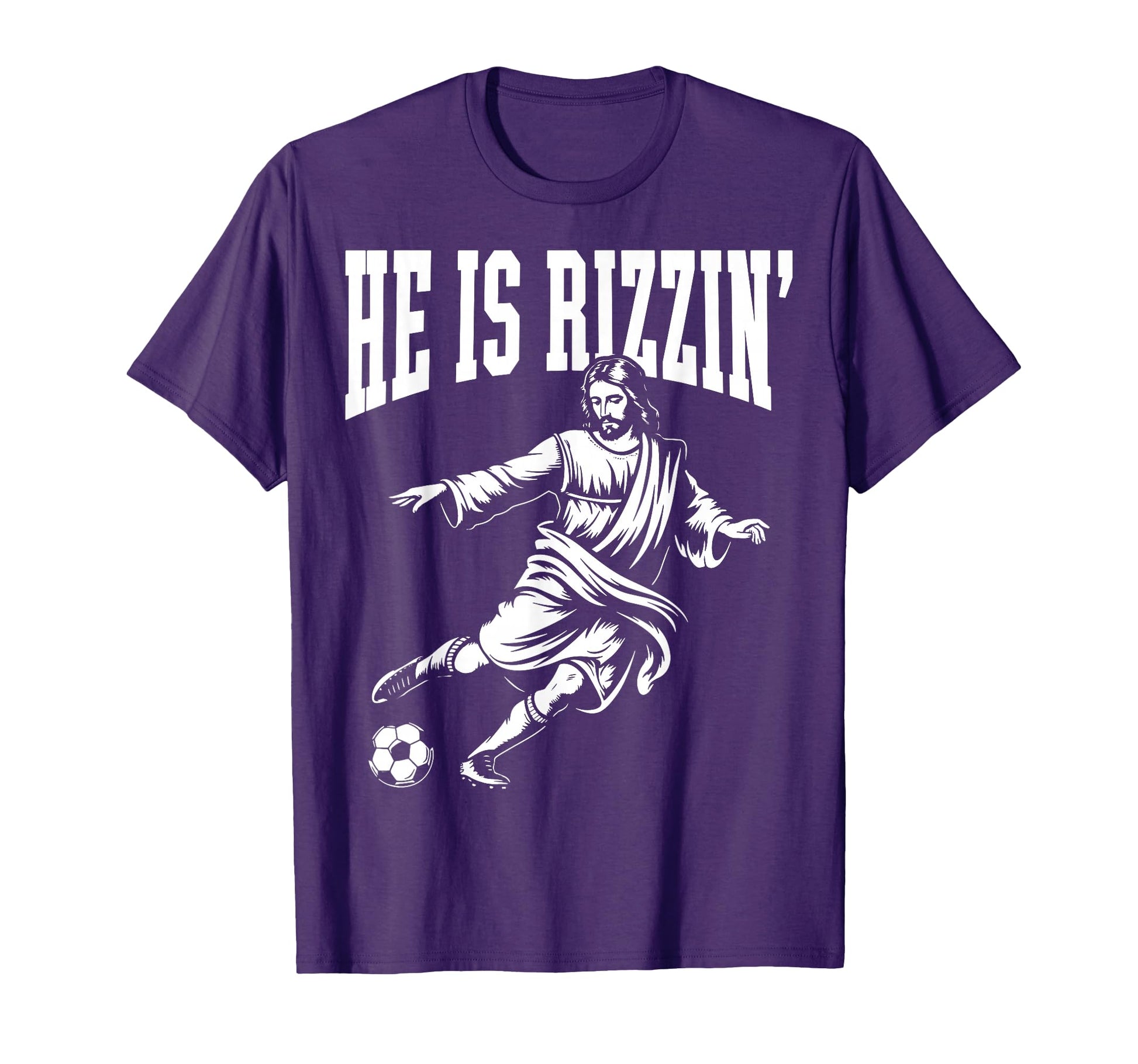 Funny Meme God Christian He Is Rizzin T-Shirt - Trendy Graphic for Adults - T-Shirt, Sweatshirt, Hoodie