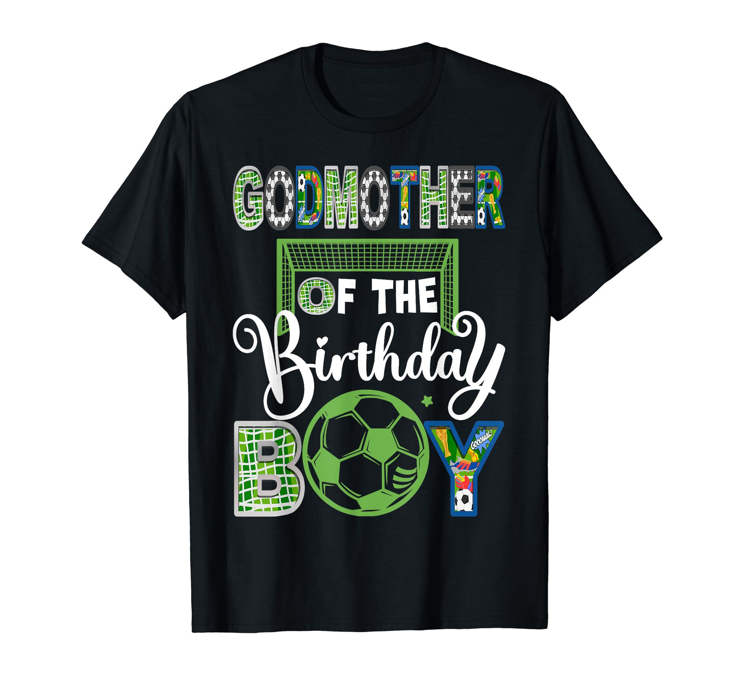 Godmother Birthday Soccer Baller T-Shirt - Streetwear Style for Adults - T-Shirt, Sweatshirt, Hoodie