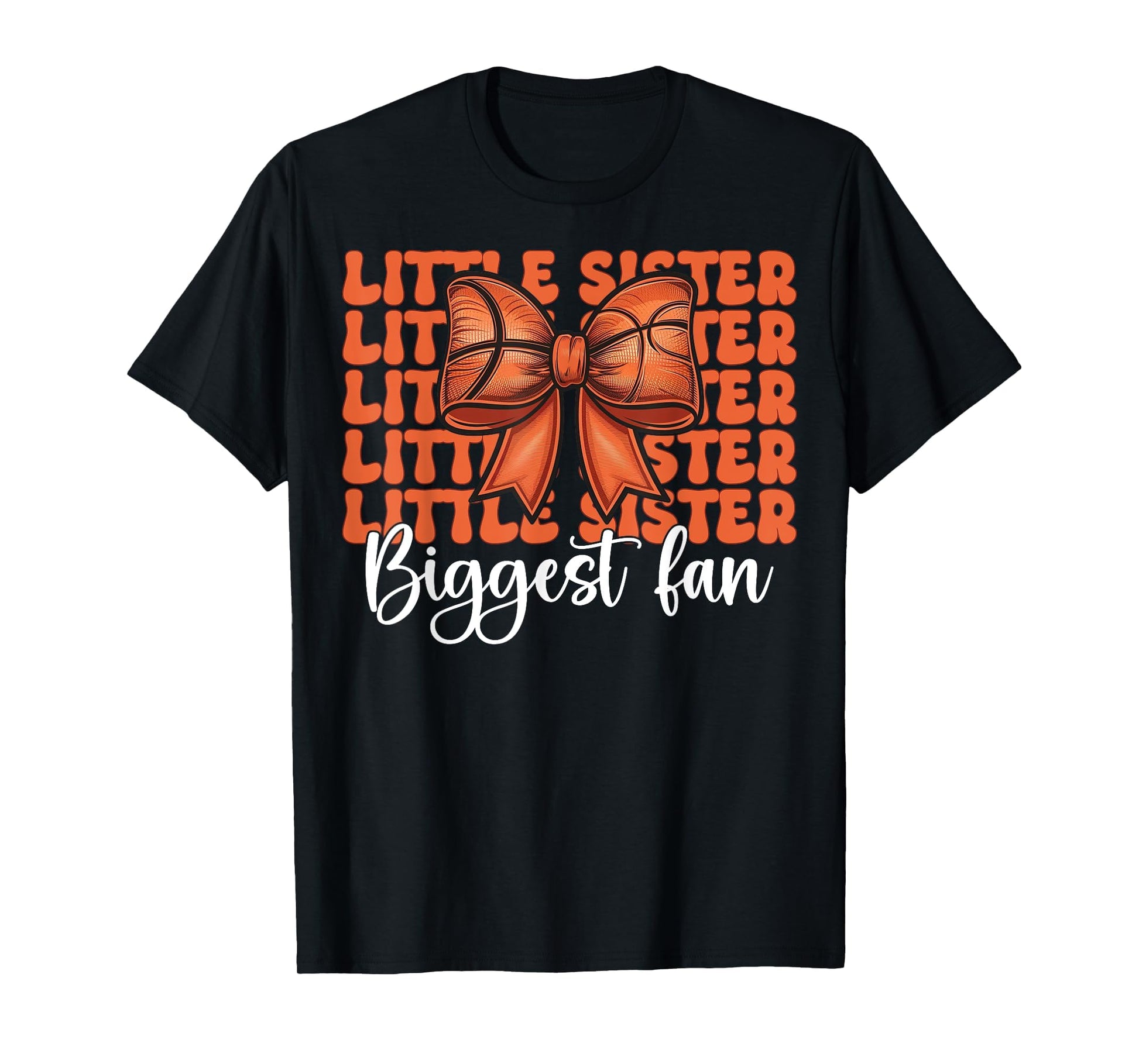 Basketball Sister Basketball Little T-Shirt - Custom Art Print Unisex - T-Shirt, Sweatshirt, Hoodie