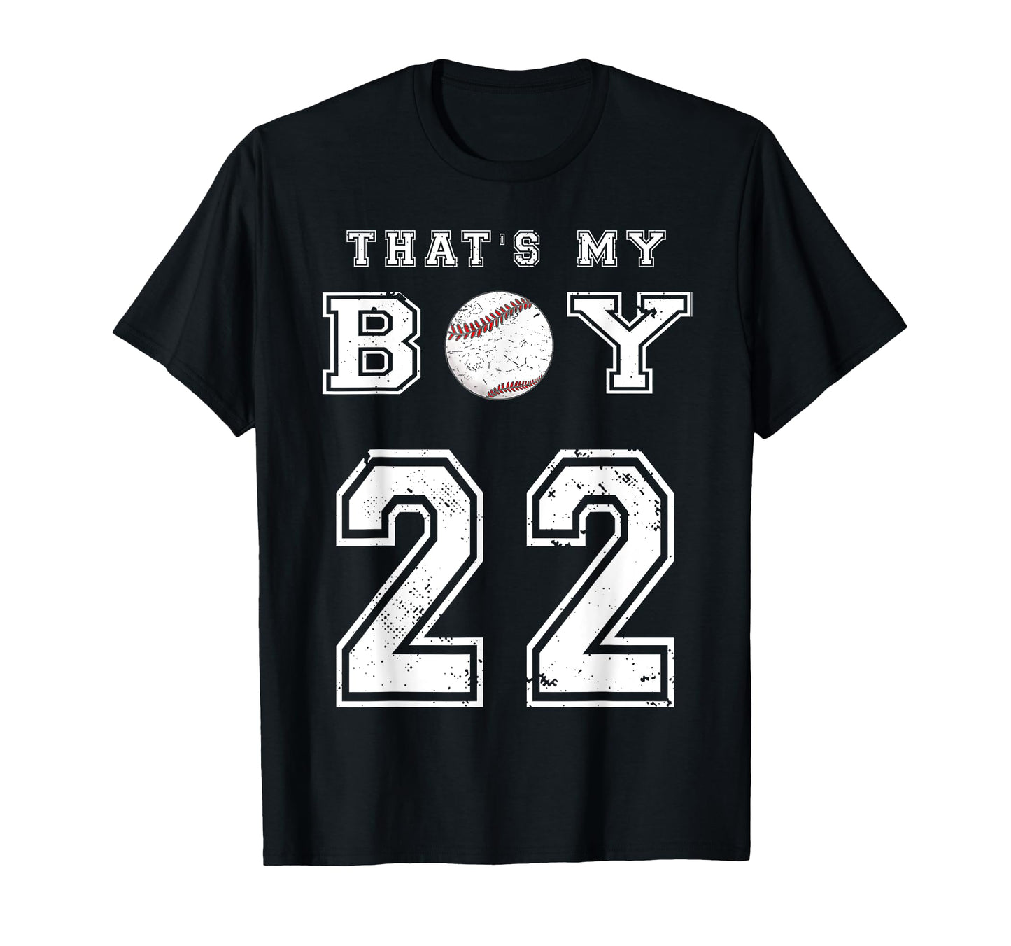 Thats My Baseball 22 Jersey Number Mom T-Shirt - Aesthetic Graphic Unisex - T-Shirt, Sweatshirt, Hoodie