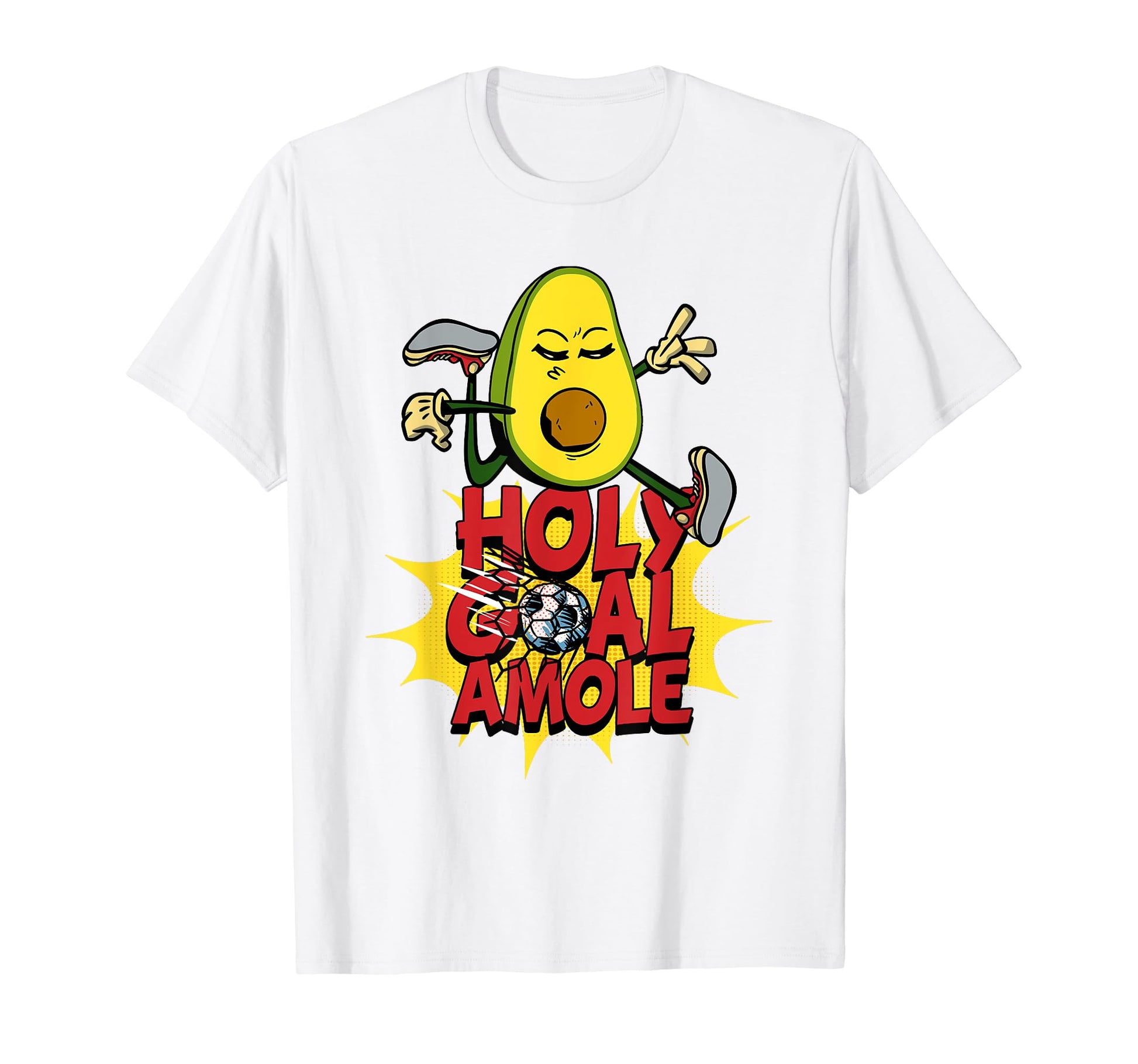 Funny Avocado Playing Soccer T-Shirt - Streetwear Style Unisex - T-Shirt, Sweatshirt, Hoodie