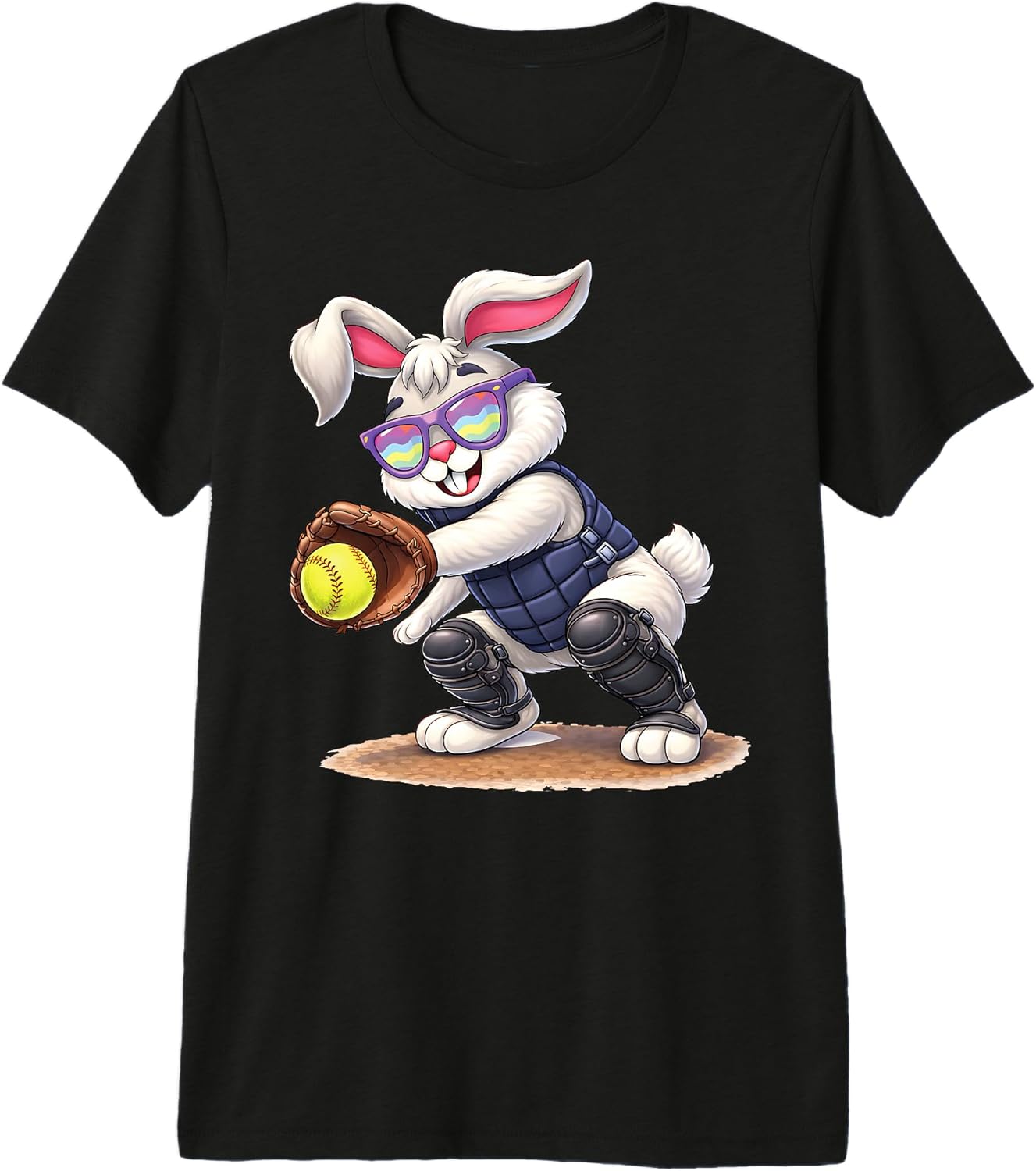 Funny Easter Softball Gifts for Girls Kids Teens Unisex T-shirt, Sweatshirt, Hoodie, Long Sleeve Tee - T-Shirt, Sweatshirt, Hoodie