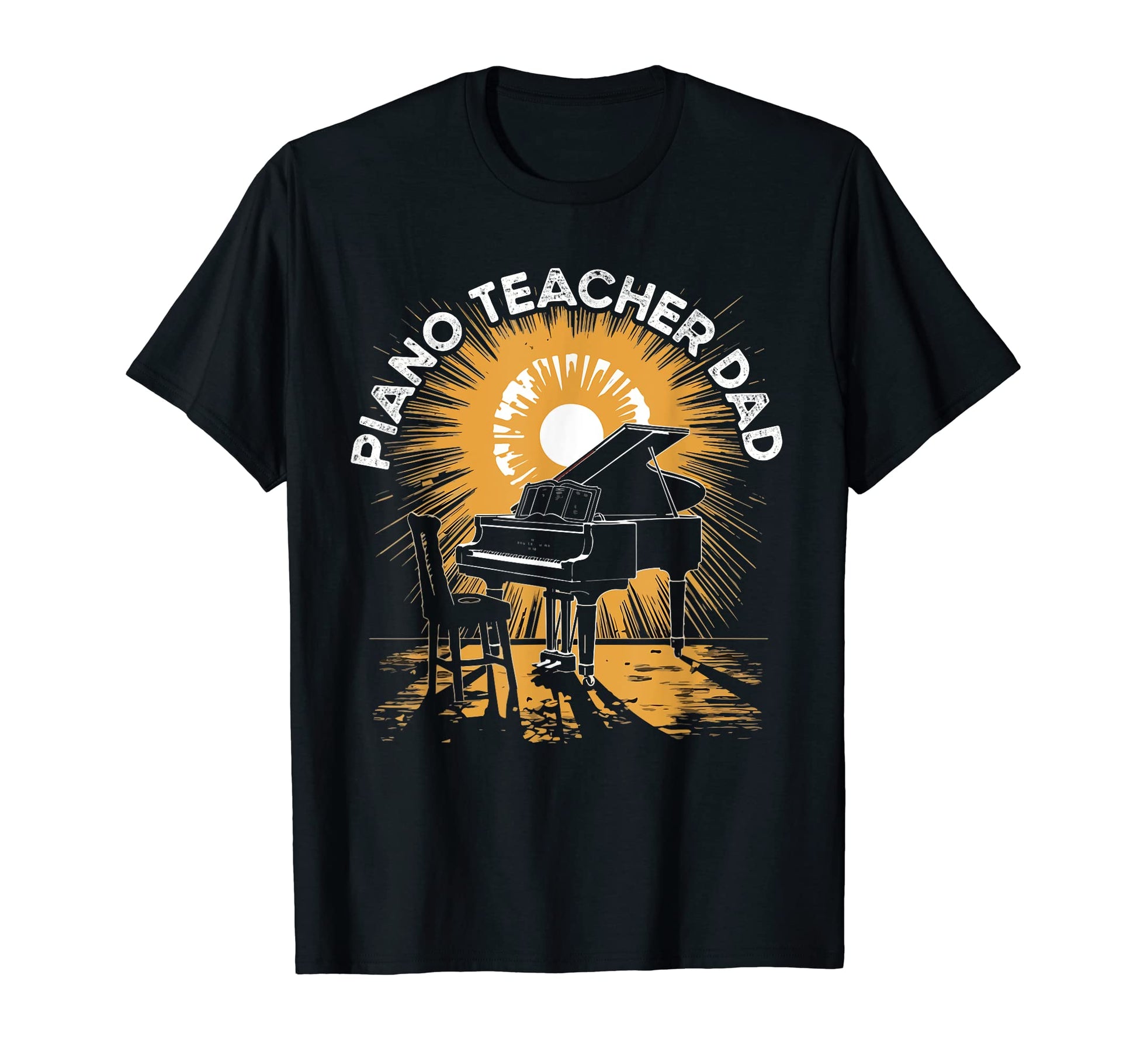 Piano Dad Piano Pianist Keyboard T-Shirt - Trendy Graphic Men Women - T-Shirt, Sweatshirt, Hoodie