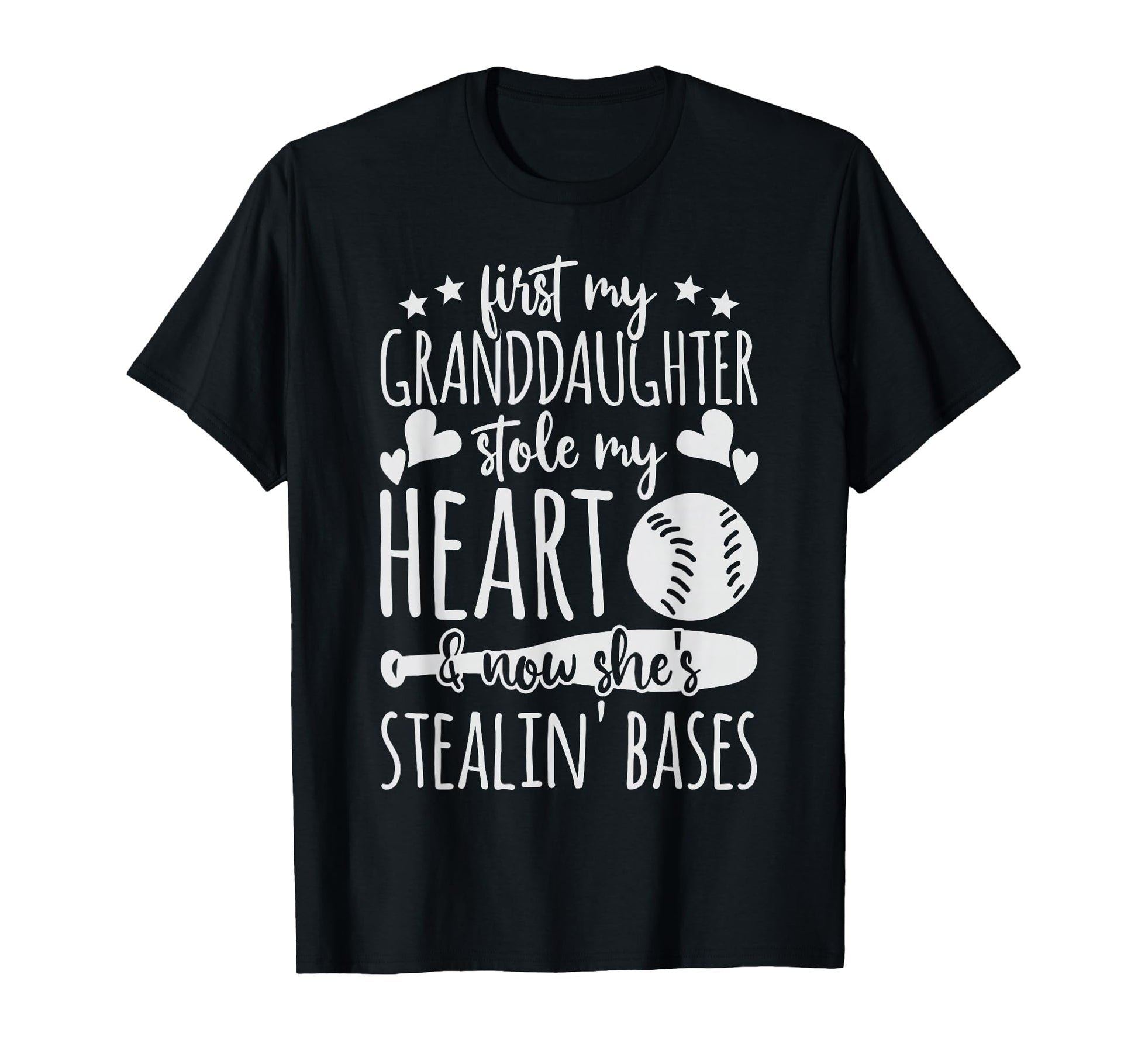 My Granddaughter Plays Softball T-Shirt - Unique Graphic Men Women - T-Shirt, Sweatshirt, Hoodie