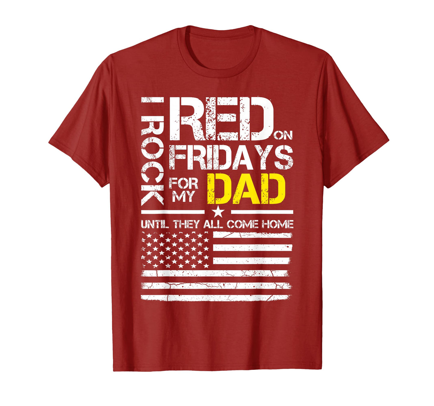 Red Friday Military Son Wear Red My Dad T-Shirt - Trendy Graphic Men Women - T-Shirt, Sweatshirt, Hoodie